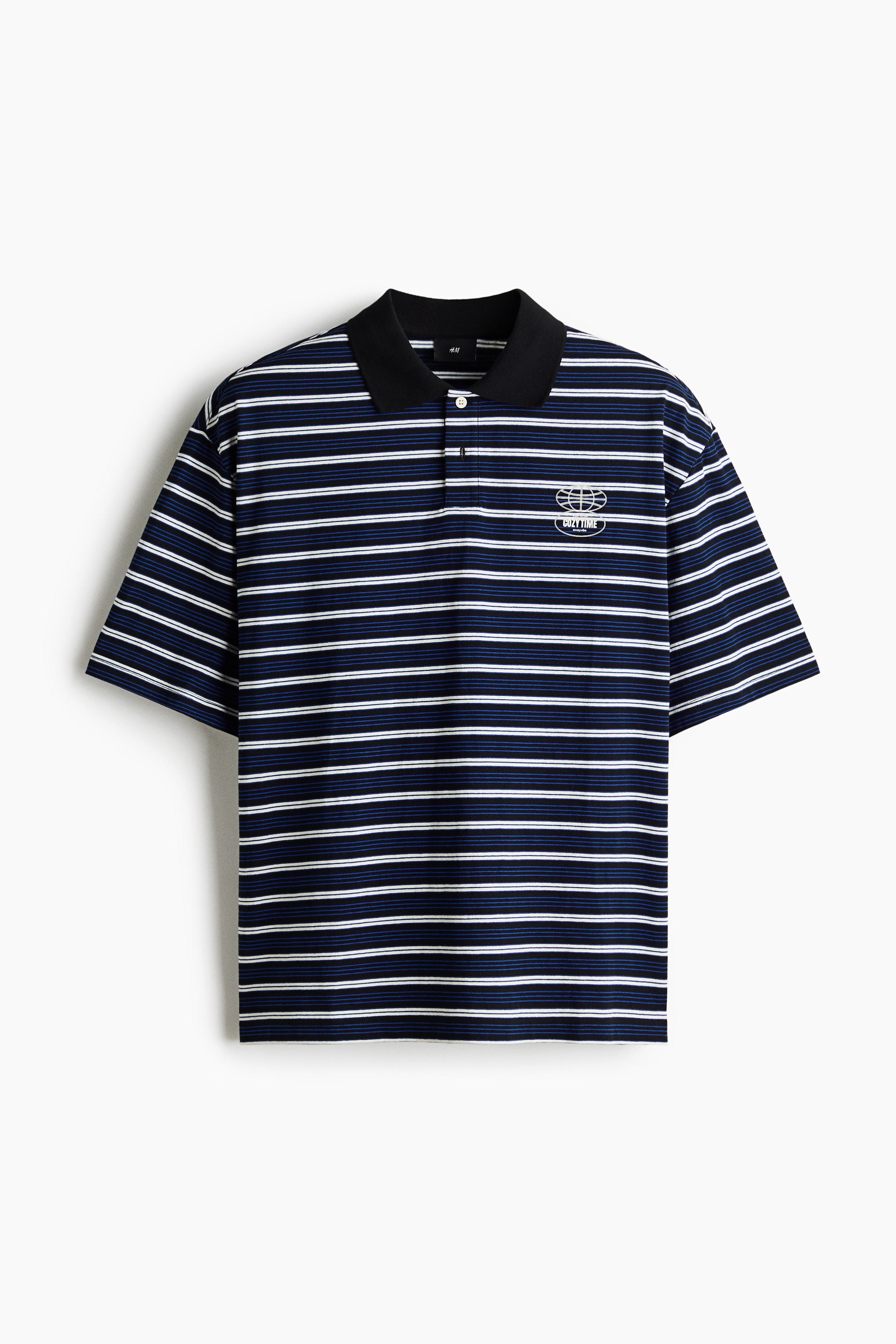 オーバーサイズポロシャツ |Tシャツ、バギー&ルーズフィット | H&M JP