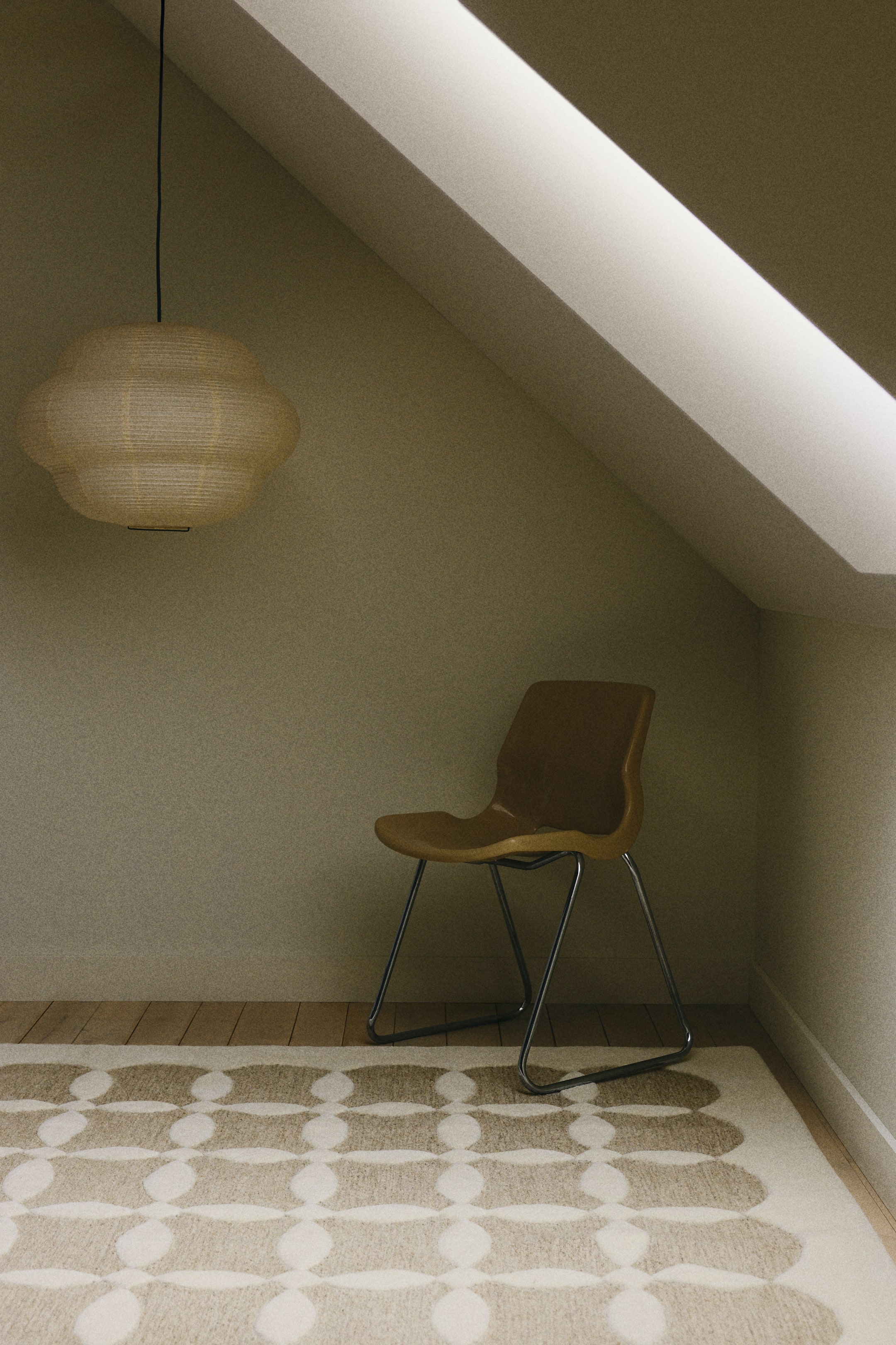 Grotere afbeelding bekijken: Getuft wollen vloerkleed - Lichtbeige/dessin - HOME | H&M NL 1