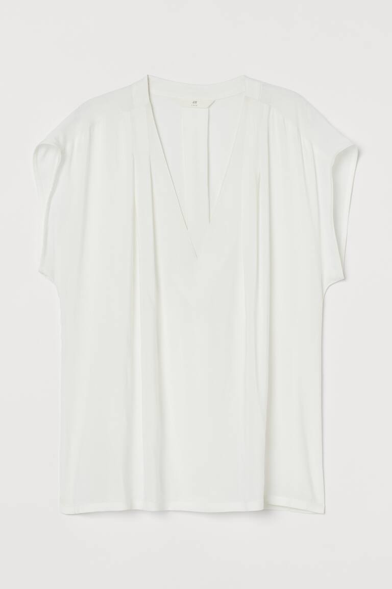 T-shirt Femme Col V – 45% Coton, 49% Polyester, 6% élasthanne, Plusieurs Couleurs