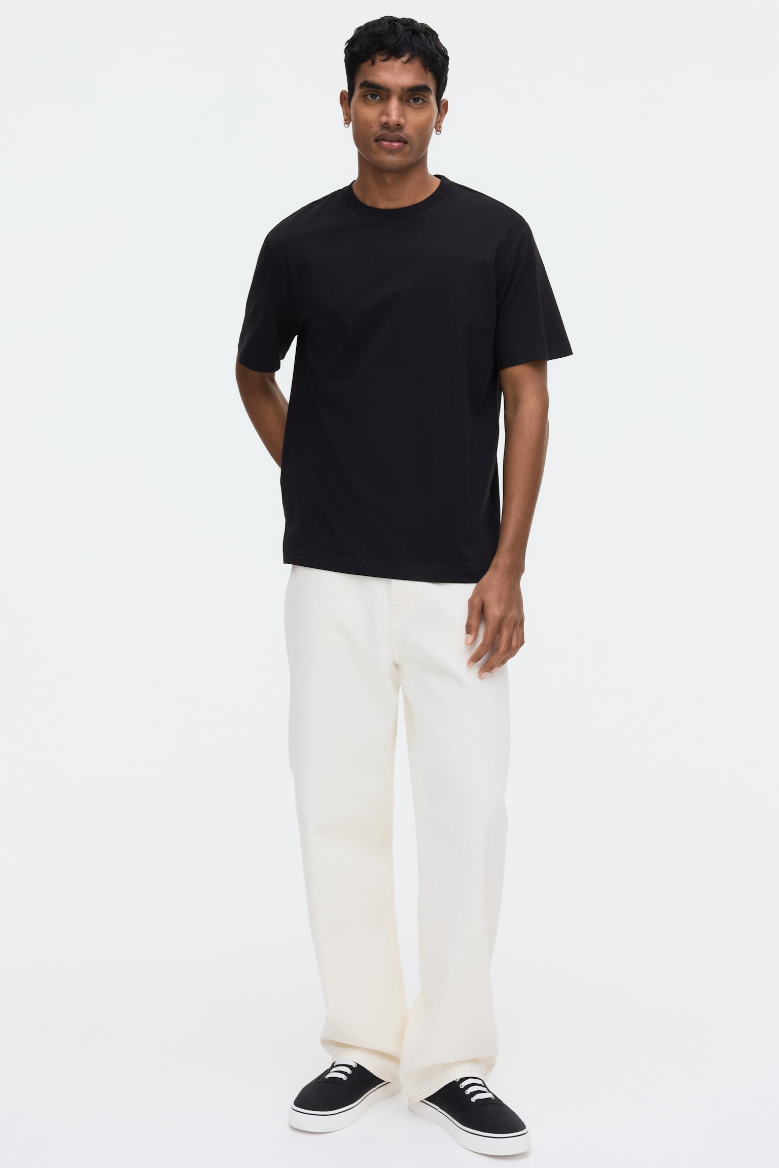 COOLMAX® Regular Fit T-shirt-Black - 2