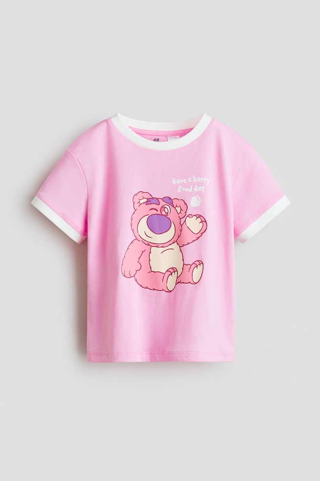 Print-motif cotton T-shirt - Pink/Toy Story/Dark blue/Miffy/Light pink/Aristocats/Light blue/Miffy/White/Miffy/White/Toy Story - 1