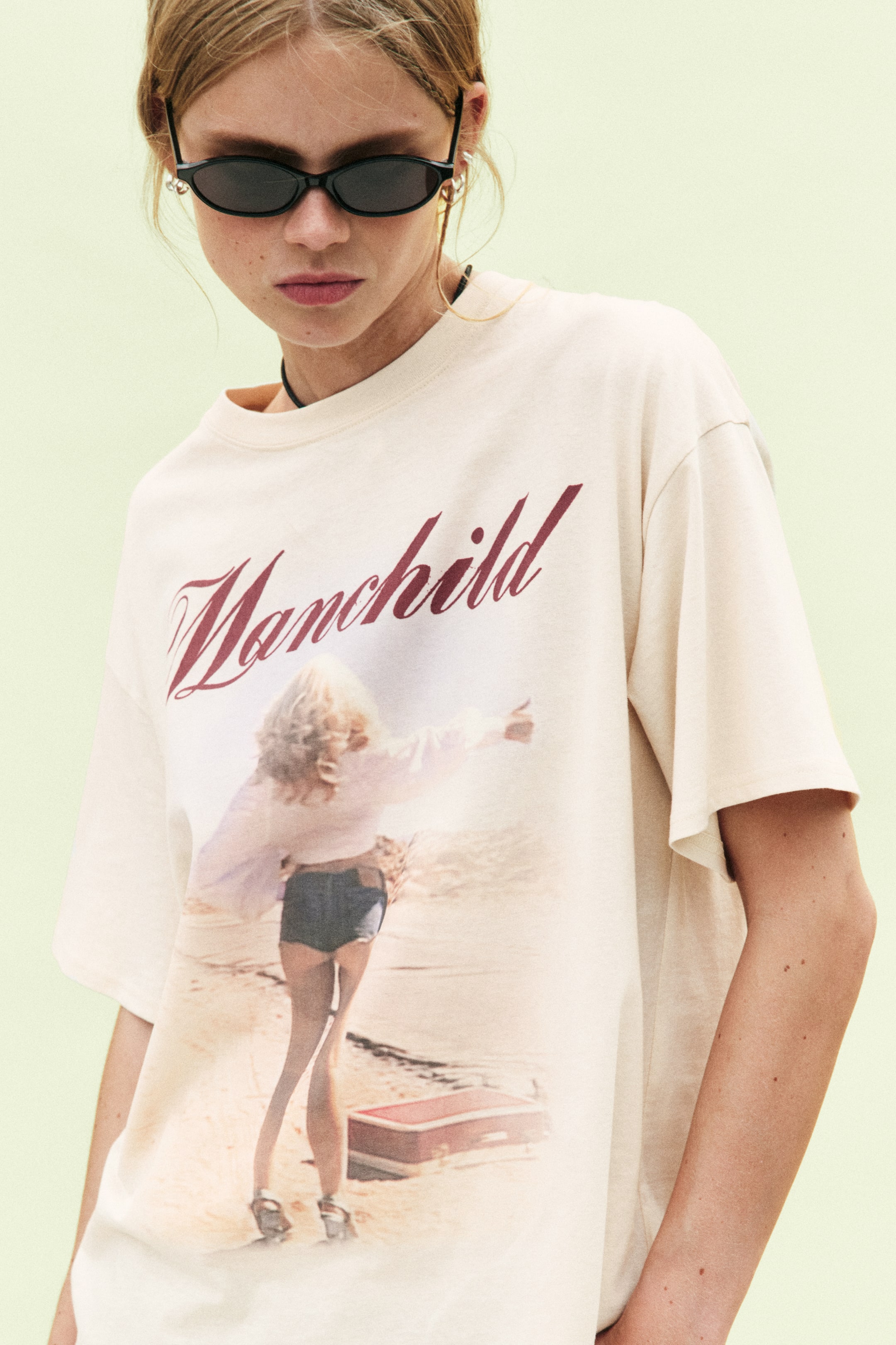 T-shirt ample imprimé