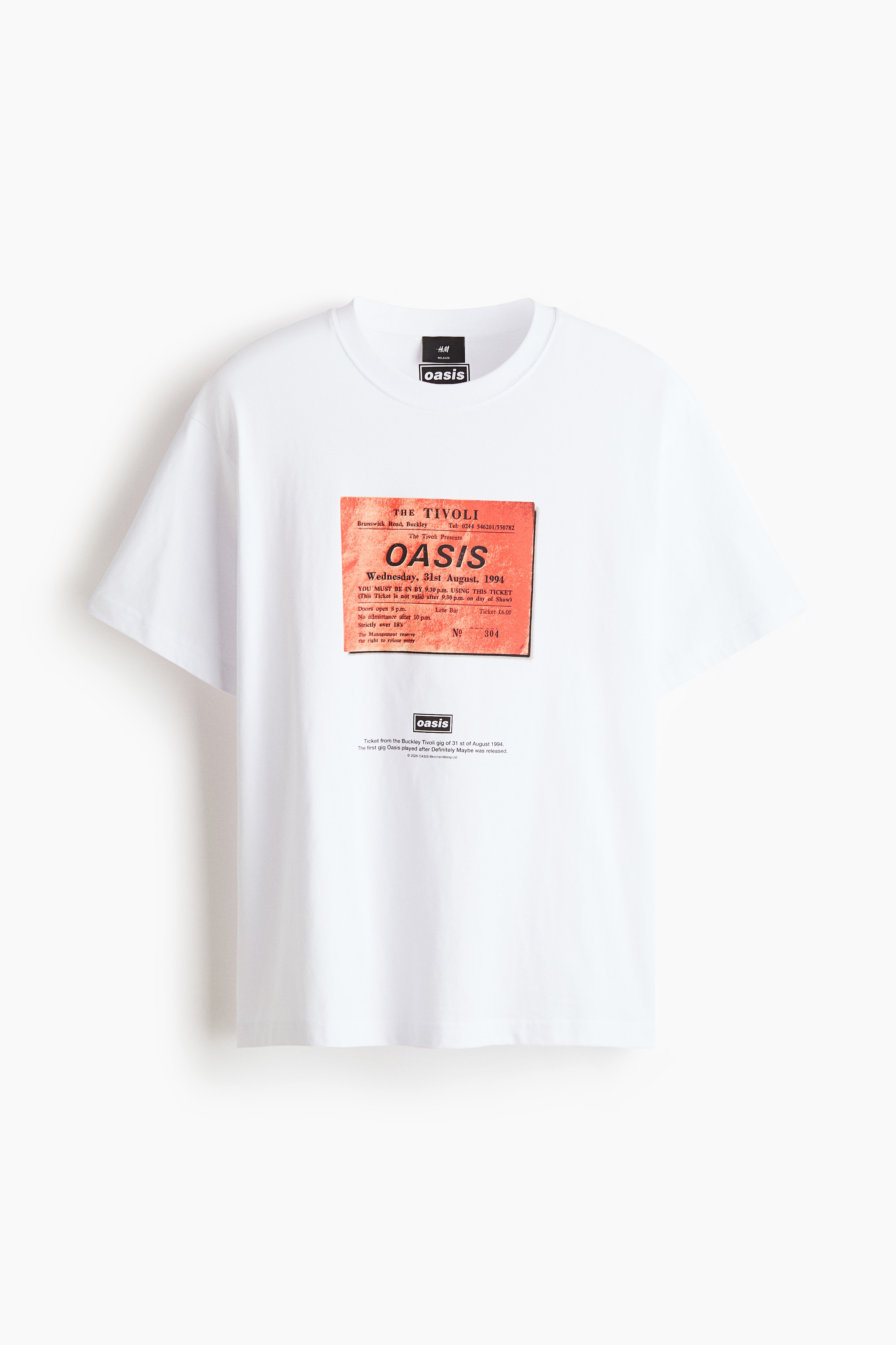 Loose Fit T-shirt - White/Oasis/Black/ 2pac/White/University of Michigan/White/Claude Monet/White/The Rolling Stones/Black/Post Malone/White/Reservoir Dogs/Brown/Van Gogh