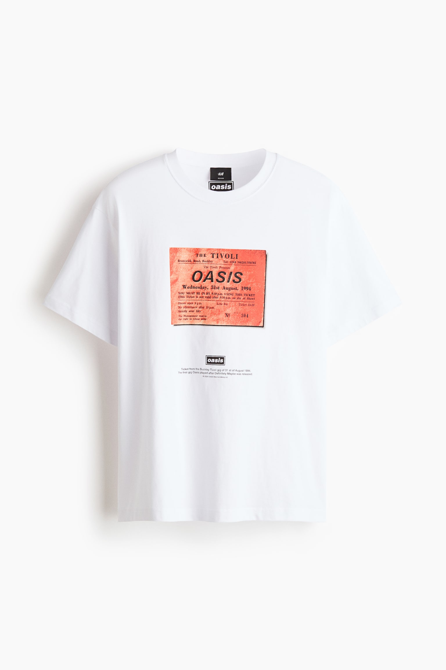 T-shirt Loose Fit - Biały/Oasis/Biały/Claude Monet/Czarny/Florida Gators/Biały/Monet/Biały/Keith Haring/Biały/The Rolling Stones/Biały/Uniwersytet Michigan/Biały/Smiley® Originals/Czarny/Scarface/Brązowy/Van Gogh/Czarny/Nirvana/Biały/Kodak/Czarny/2pac/Ciemnoszary/Nirvana/Ciemnozielony/Henri Matisse/Biały/Snoopy/Biały/Honda/Biały/NASCAR/Czarny/Post Malone - 1