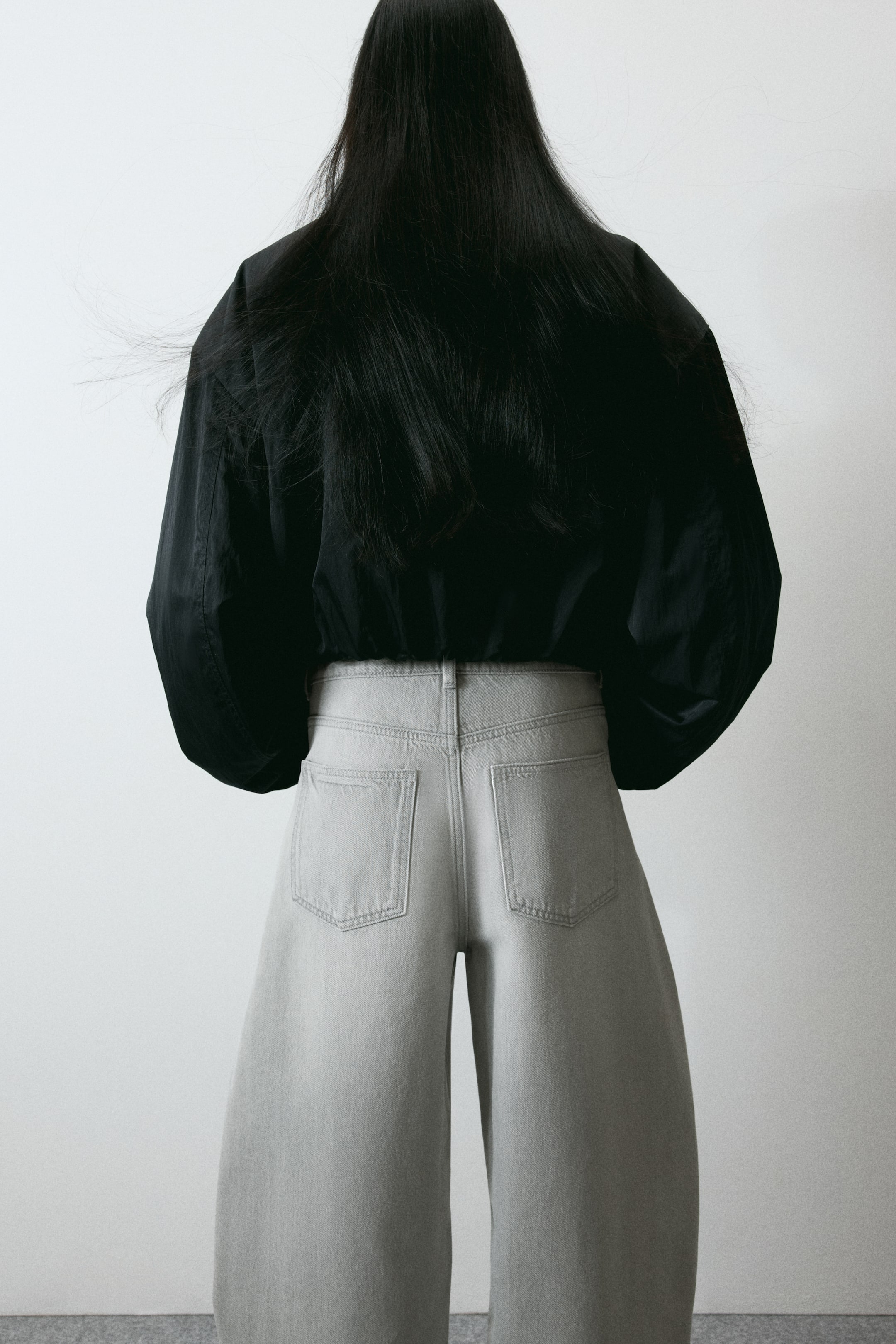 Barrel Leg High Waist Jeans