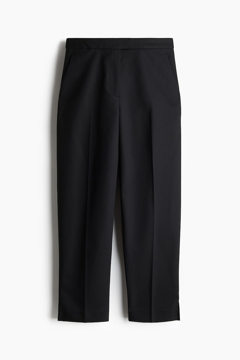 Women's Black Tailored cigarette trousers