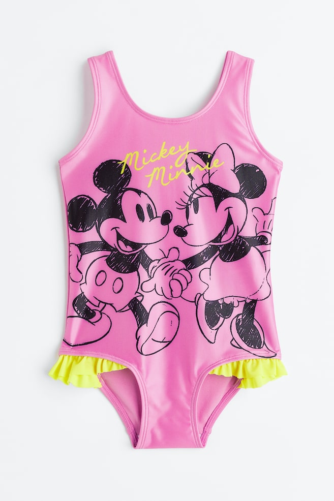 Printed swimsuit - Pink/Minnie Mouse/Purple/Frozen - 1