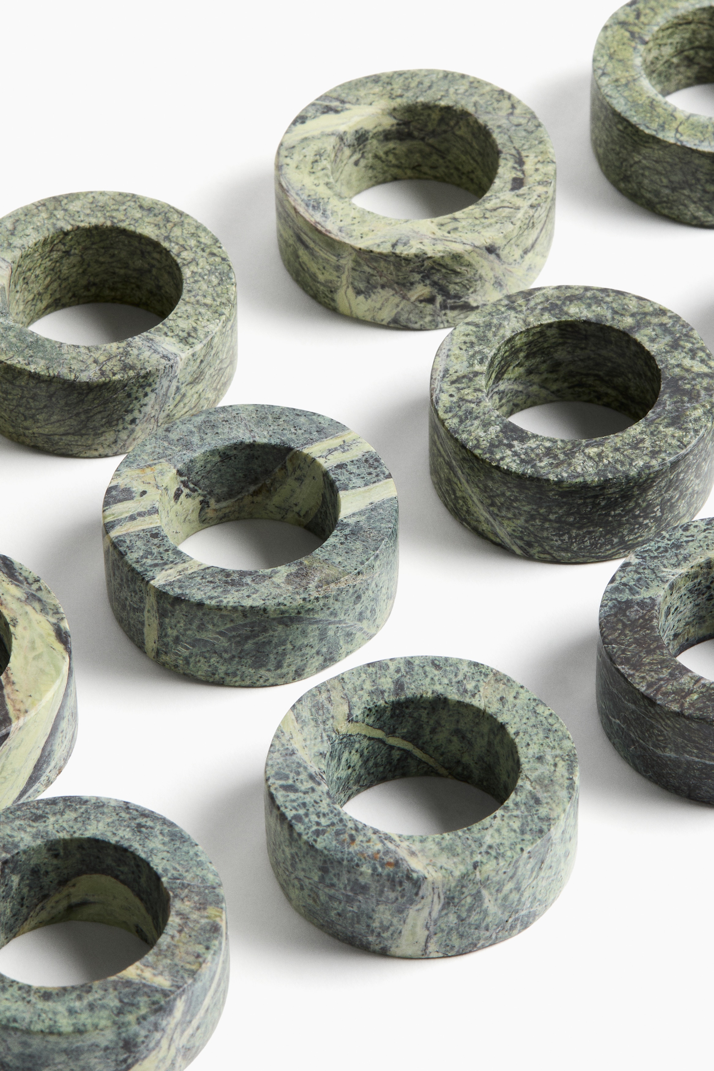 4-Pack Marble Napkin Rings - Thumbnail 3