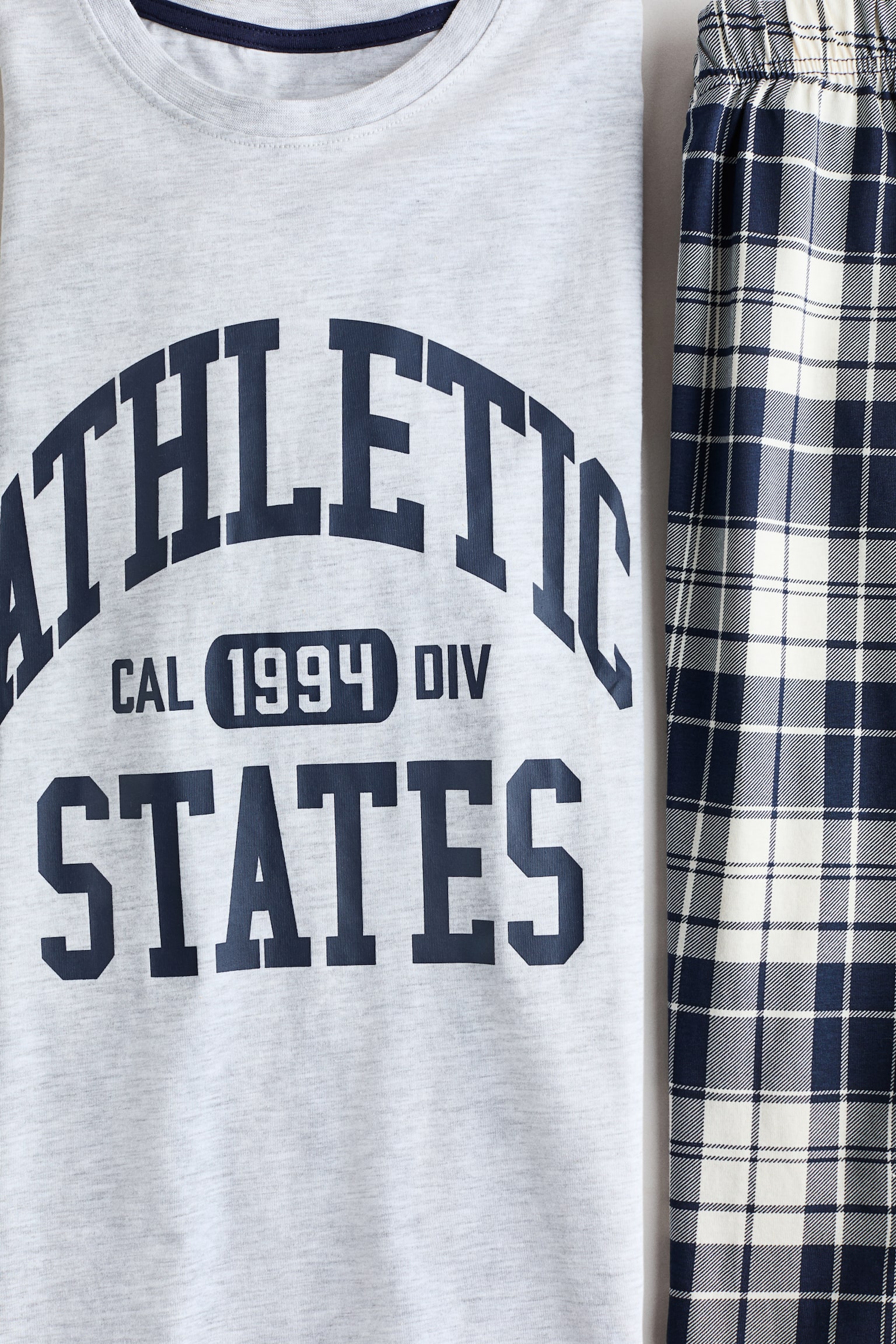 Βαμβακερή πιτζάμα με τύπωμα - Ανοιχτό γκρι/Athletic states/Γαλάζιο/χειριστήρια gaming - 2