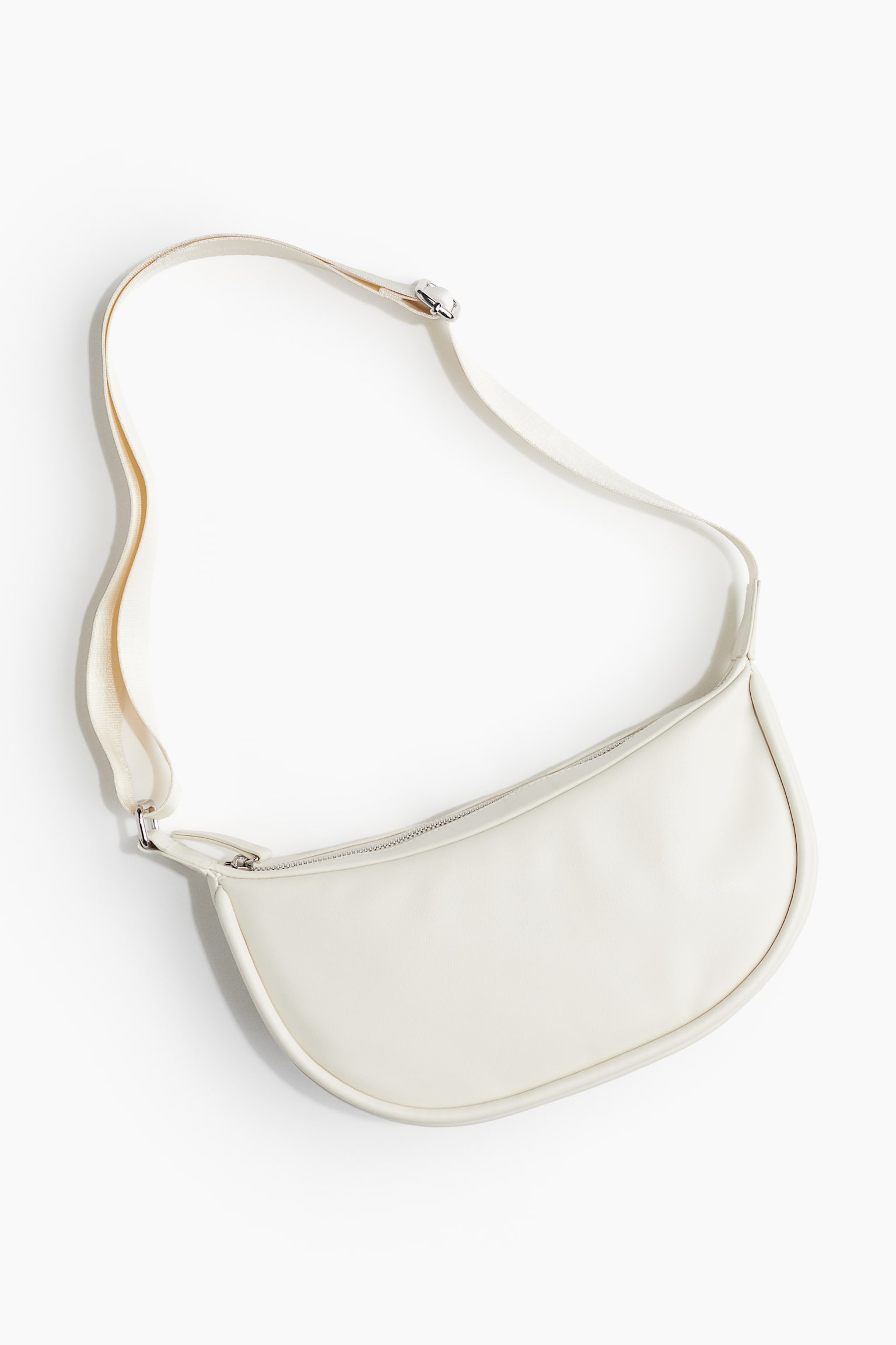 Coated Crossbody Bag - Cream/Black/Greige/Distressed - 2