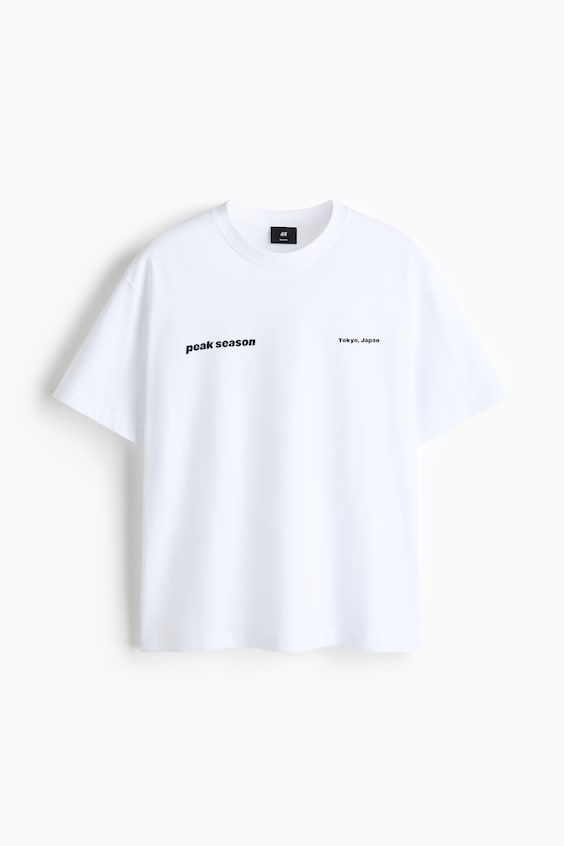T-shirt z nadrukiem Loose Fit
