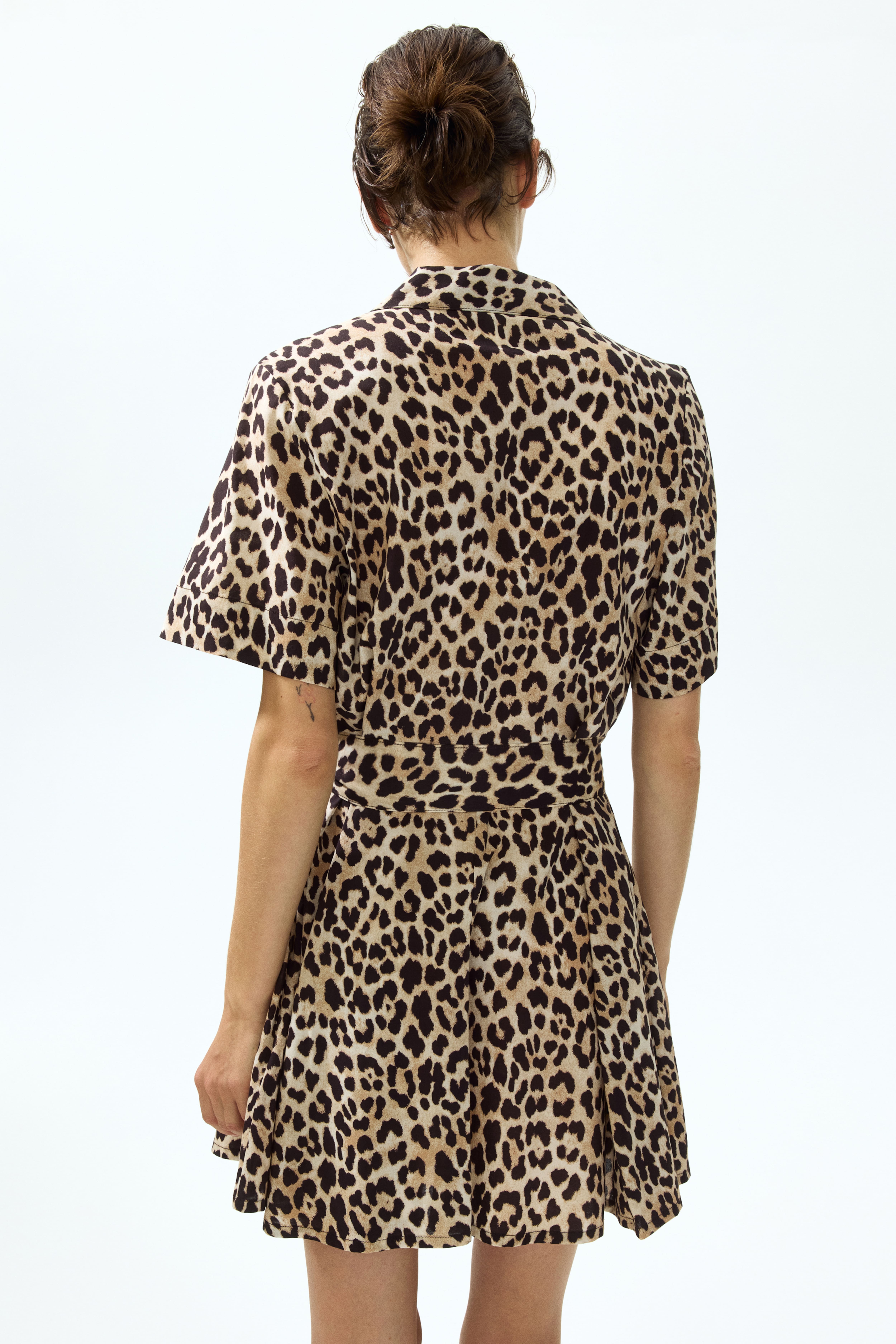 Tie-Belt Shirt Dress