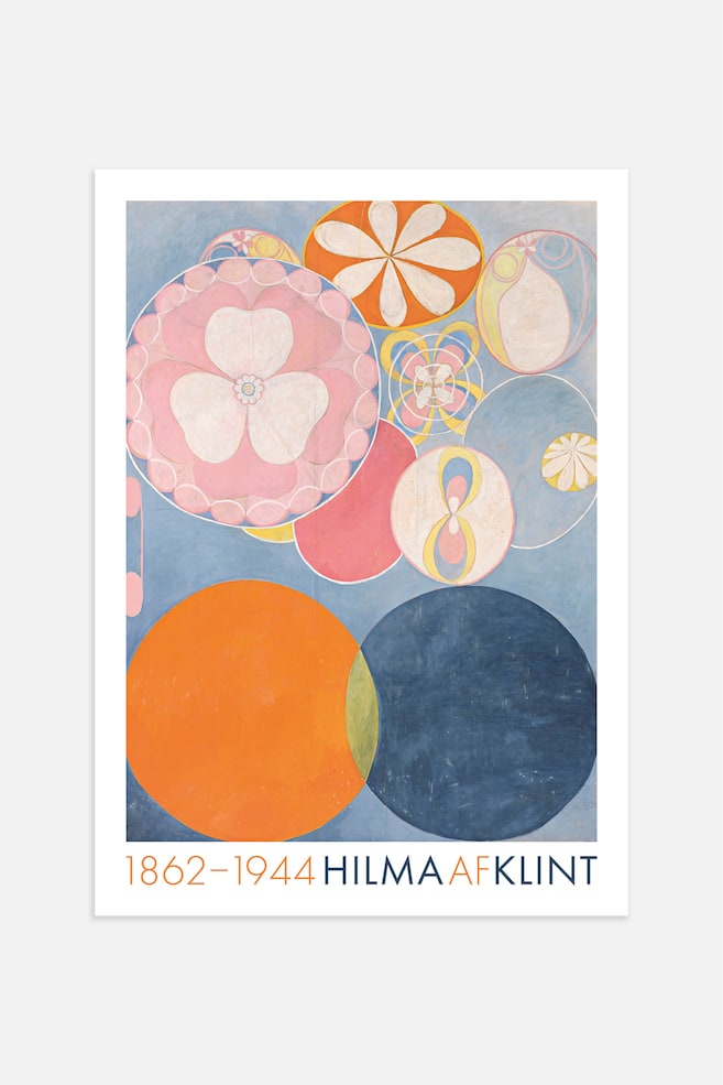 Art No.2 By Hilma Af Klint Poster - Pink/blue/orange - 1