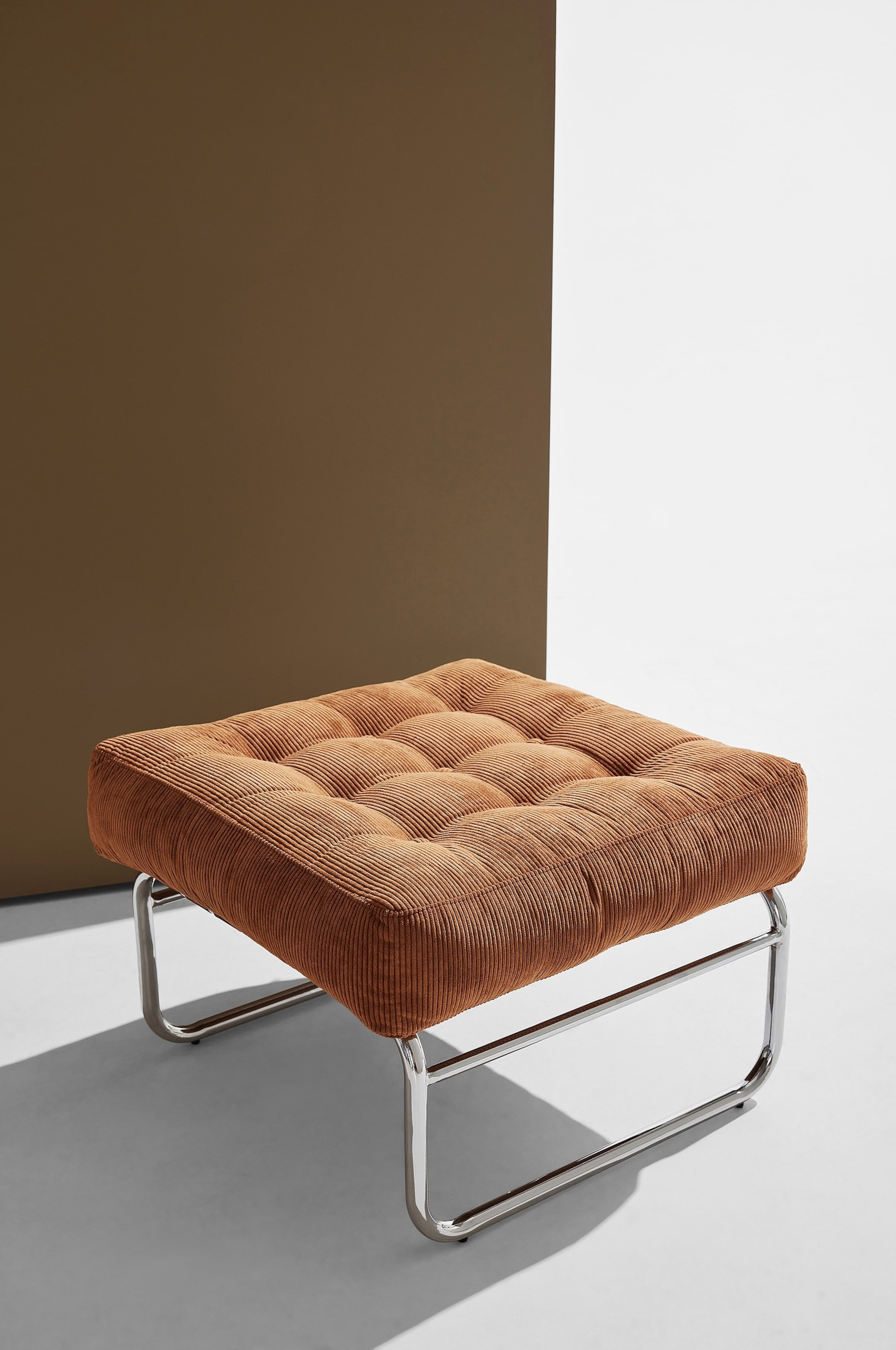 Grotere afbeelding bekijken: Luca Voetenbankje - Kaneelbruin - Pastill | H&M NL 1