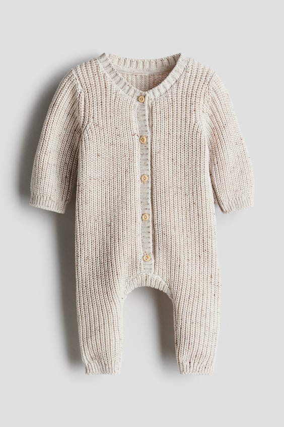 Детские комбинезоны H&M Cotton-Knit Jumpsuit