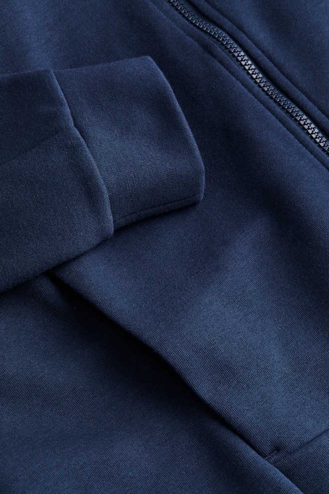 DryMove™ Zip-through sports hoodie - Navy blue/Black/Dark red/Block-coloured/Dark grey/Block-coloured/dc - 5