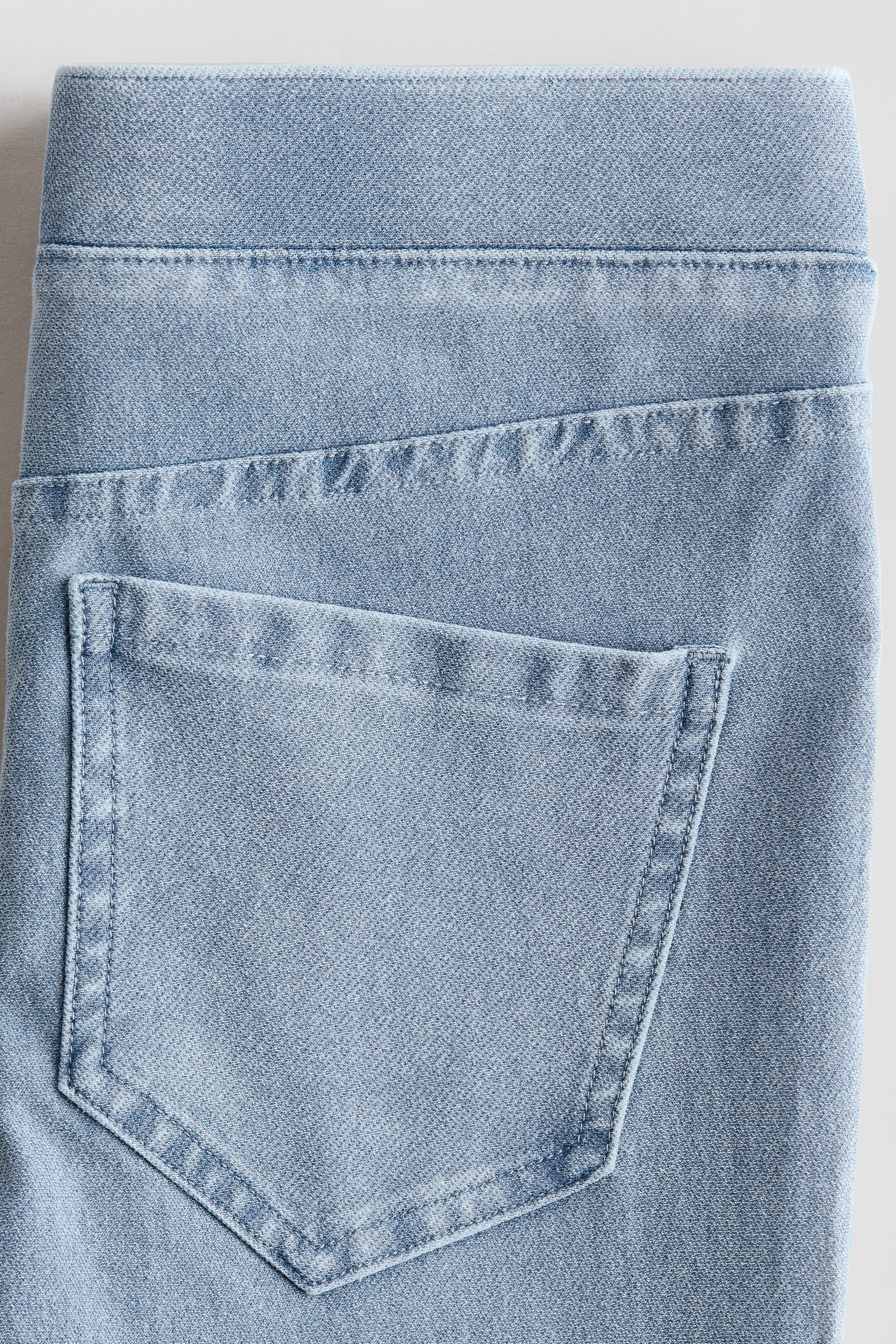 Flared Denim-Look Jeggings