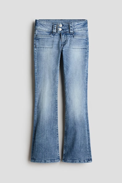 ブーツカットレッグローデニム