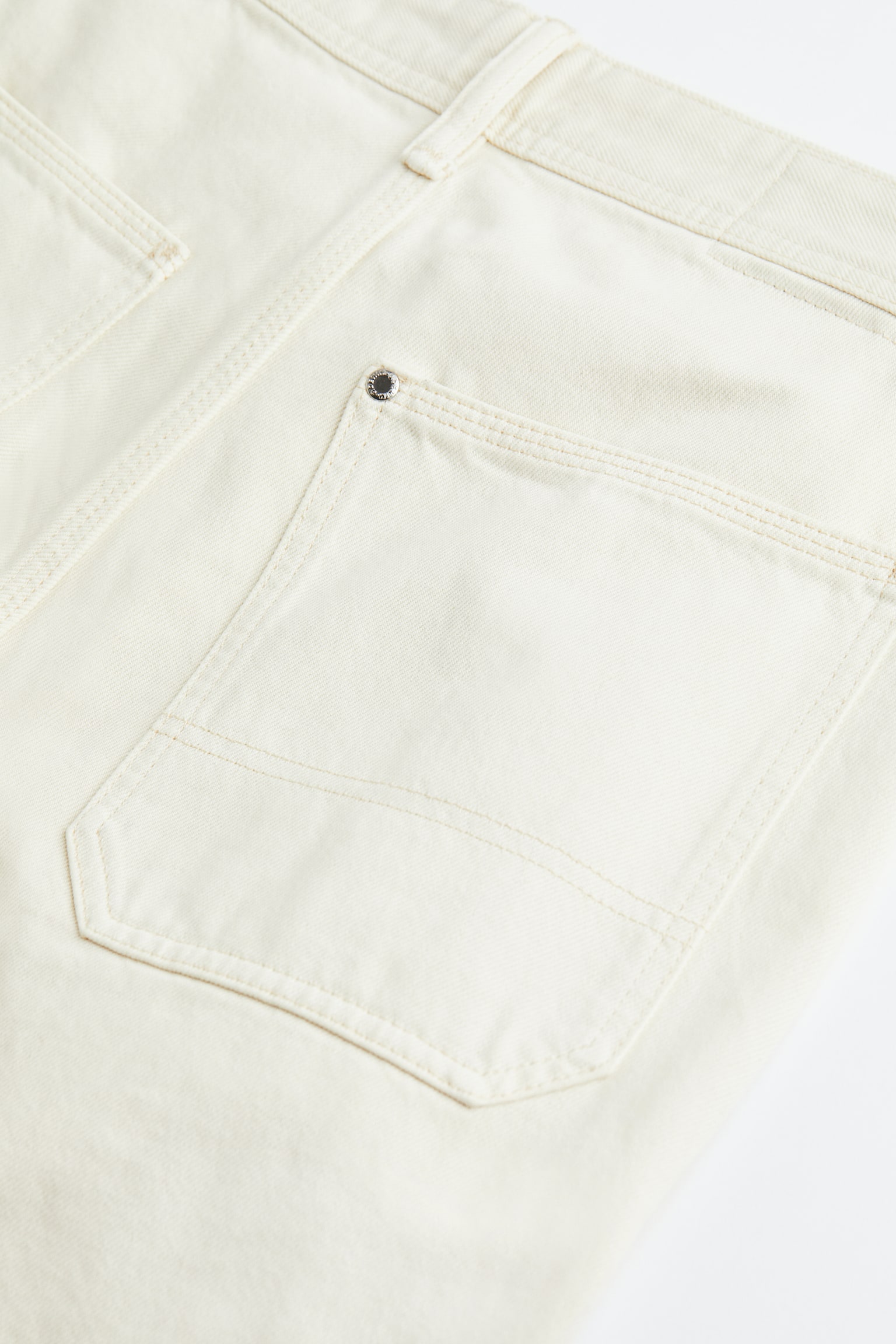 Loose Jeans - Cream - 2