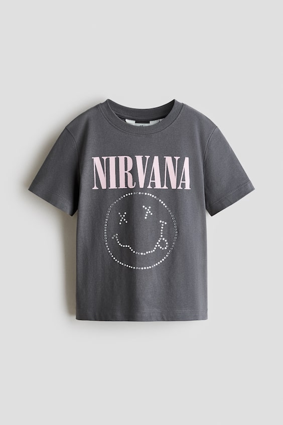 Детские футболки H&M Cotton T-Shirt with Printed Motif