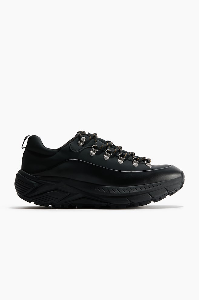 Hiking-Sneaker - Schwarz/Dunkelbeige/Hellbeige - 1
