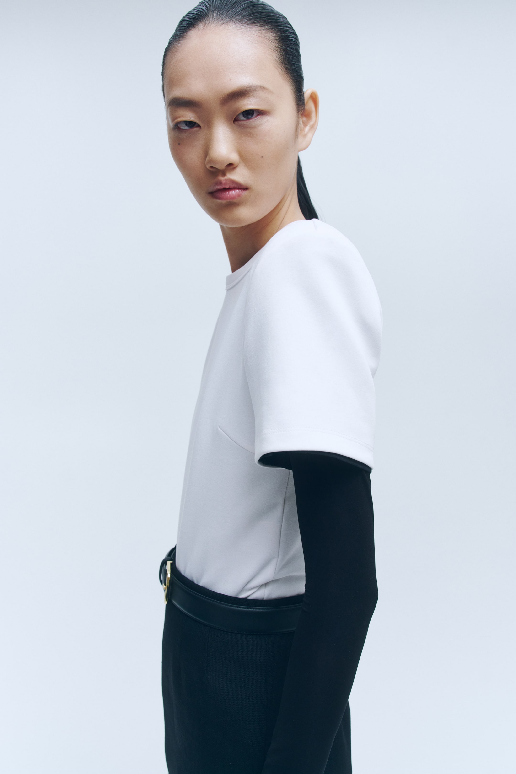 Shoulder-Pad Bodysuit