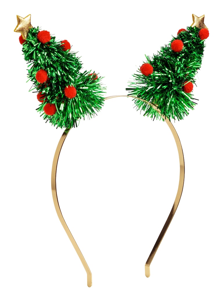 Diadema con aplicación Dorado/Árboles de Navidad MUJER H&M
