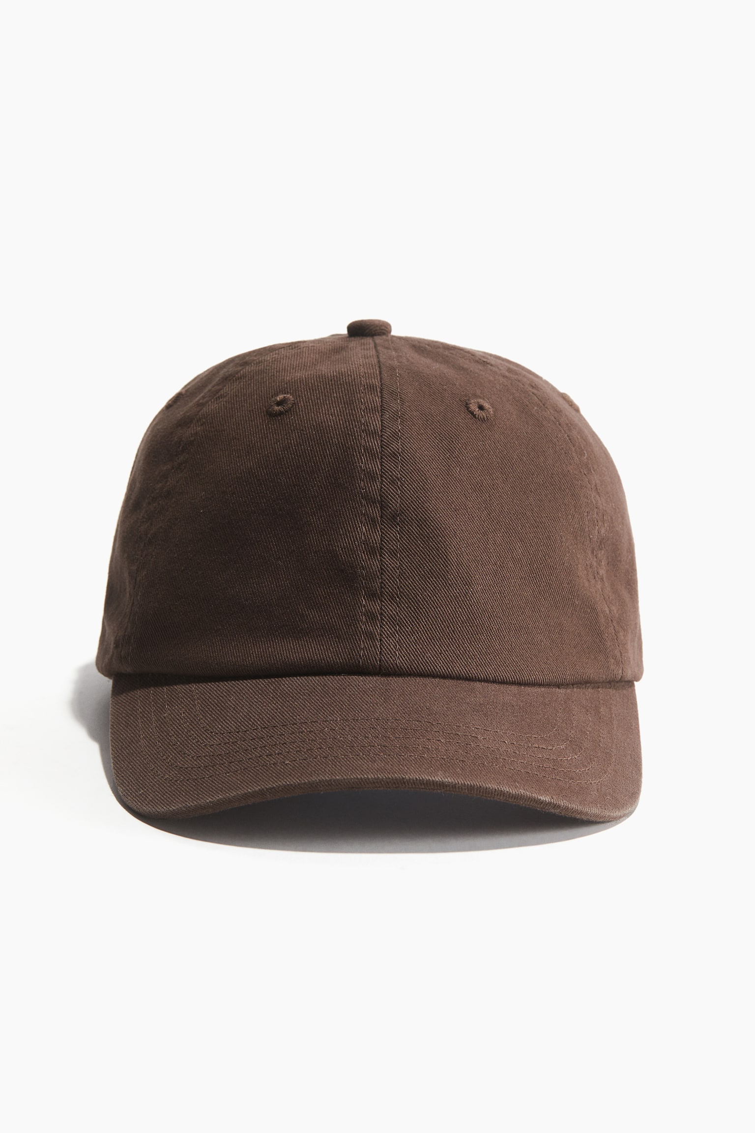 Cotton Twill Cap - Dark brown/Black/Light beige/White - 1