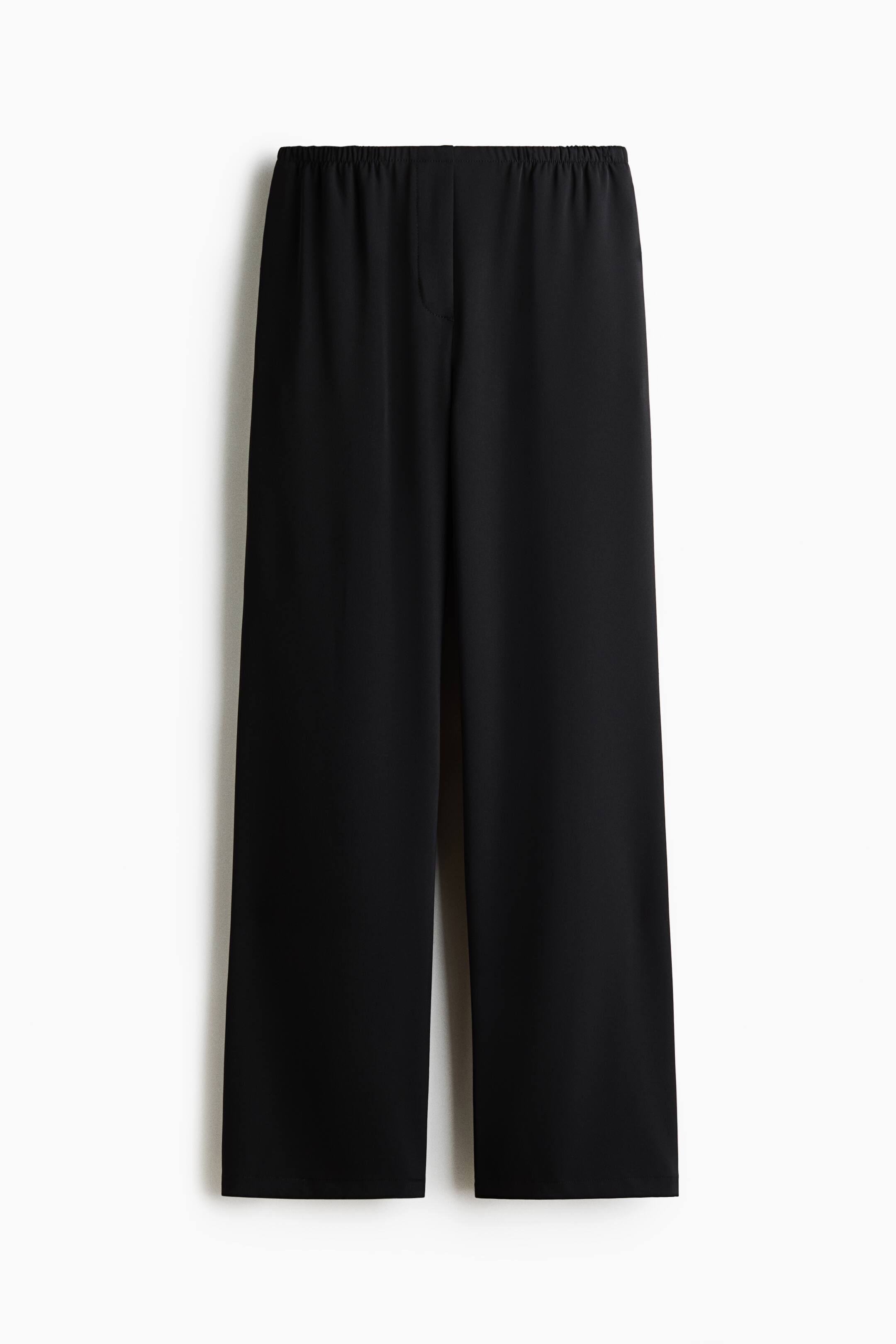 查看大圖: Twill pull-on trousers - Black - Ladies | H&M 1