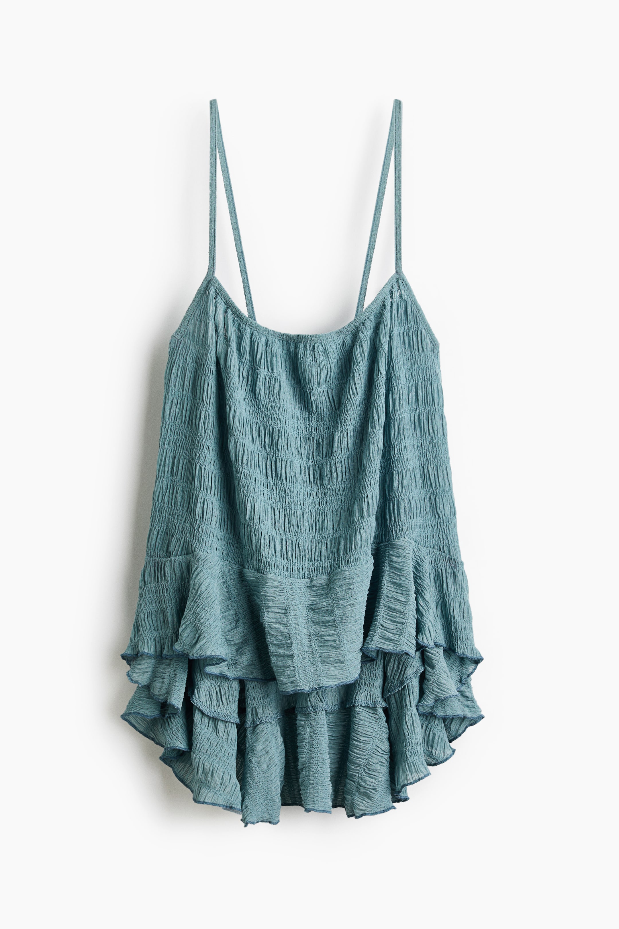 Flounced Smocked Top