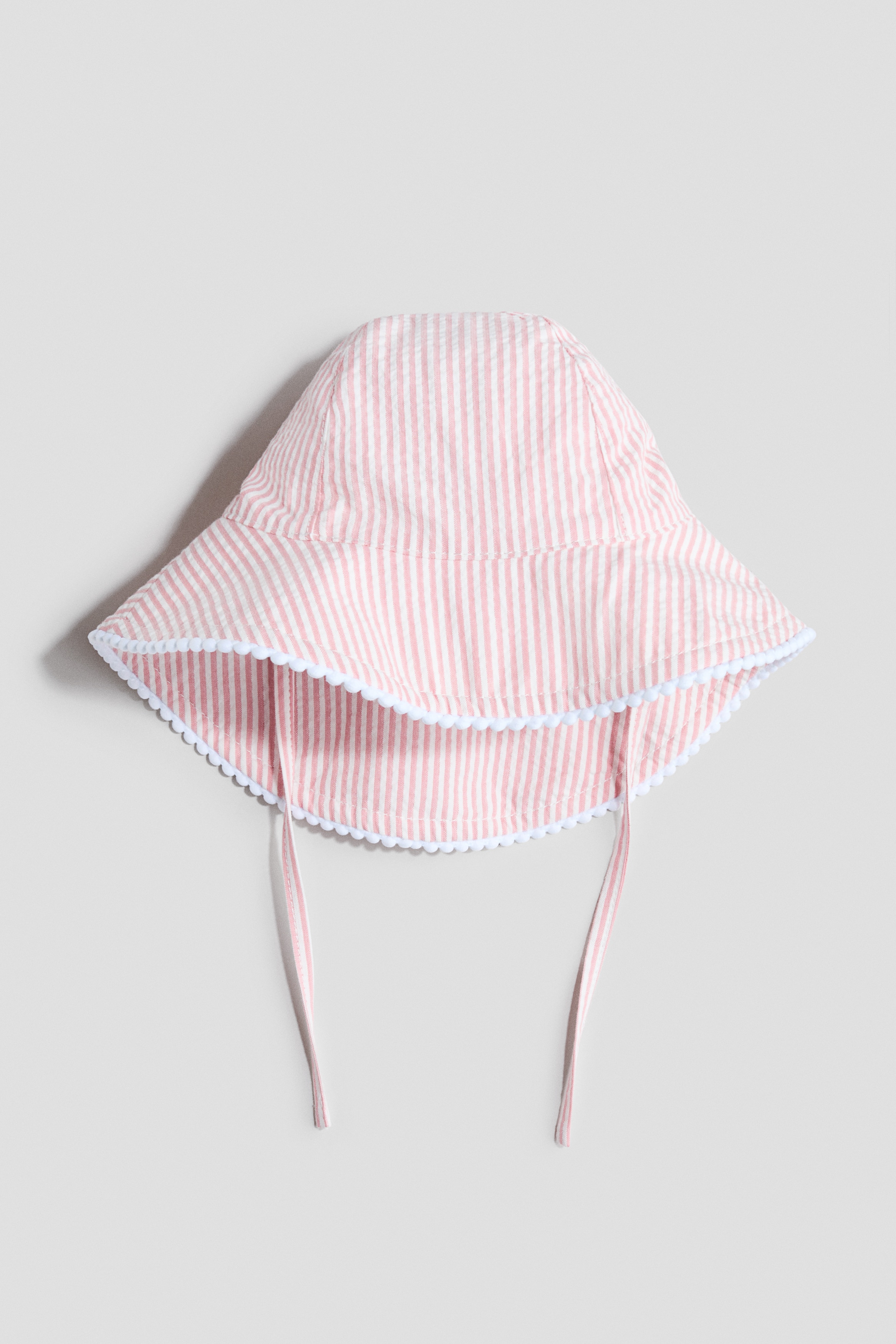 Pink/white striped Patterned Cotton Sun Hat for kids | H&M US