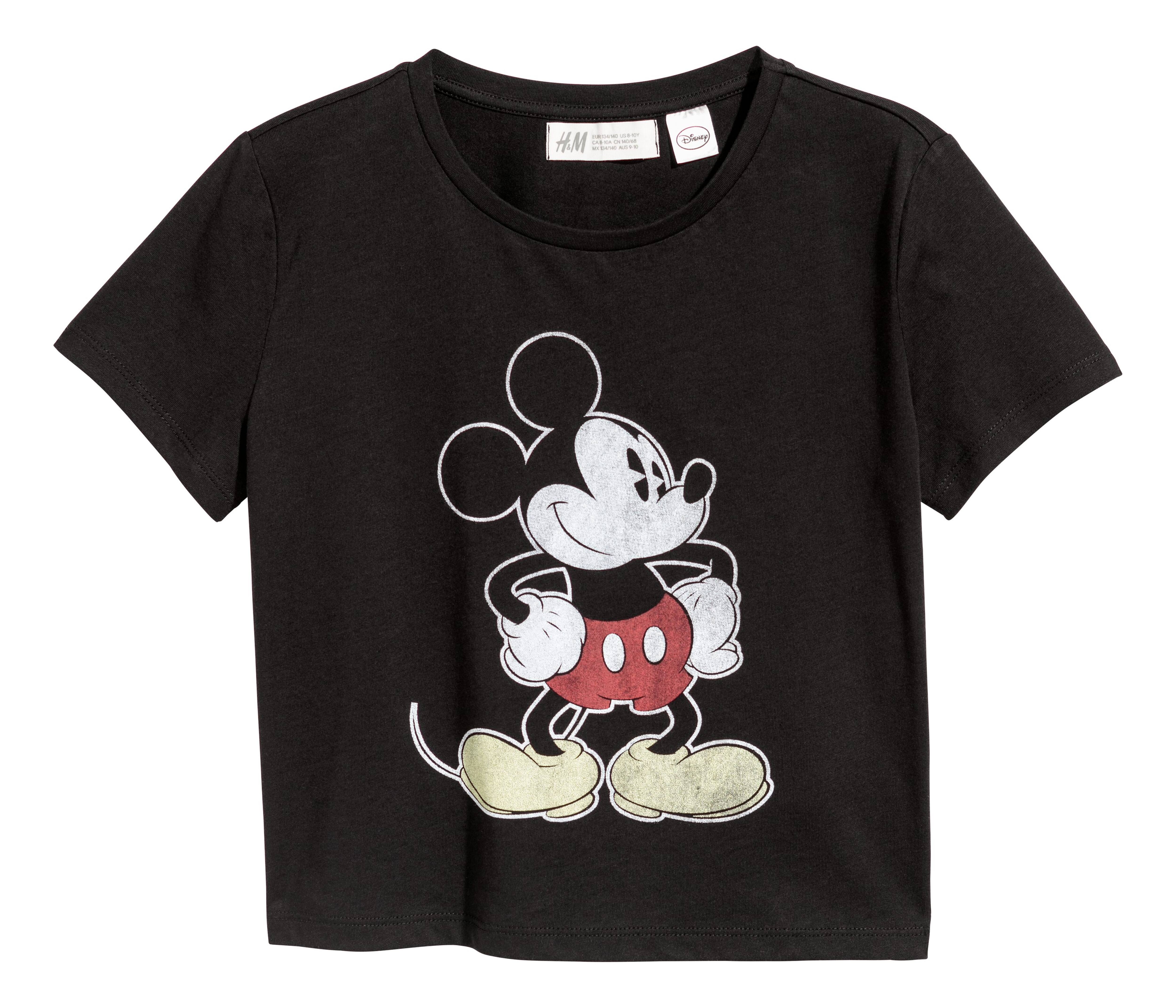 H&m t shirt mickey mouse best sale