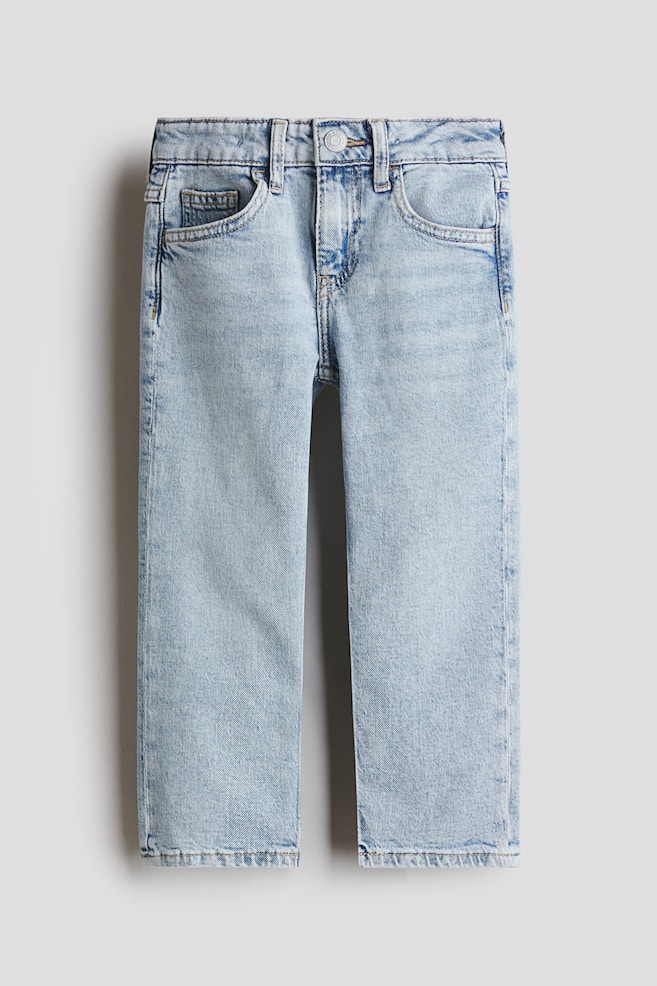 Finn Relaxed Fit Jeans - Light denim blue/Denim blue/Denim blue/Dark gray/Dark gray/Light denim blue/Denim blue - 1