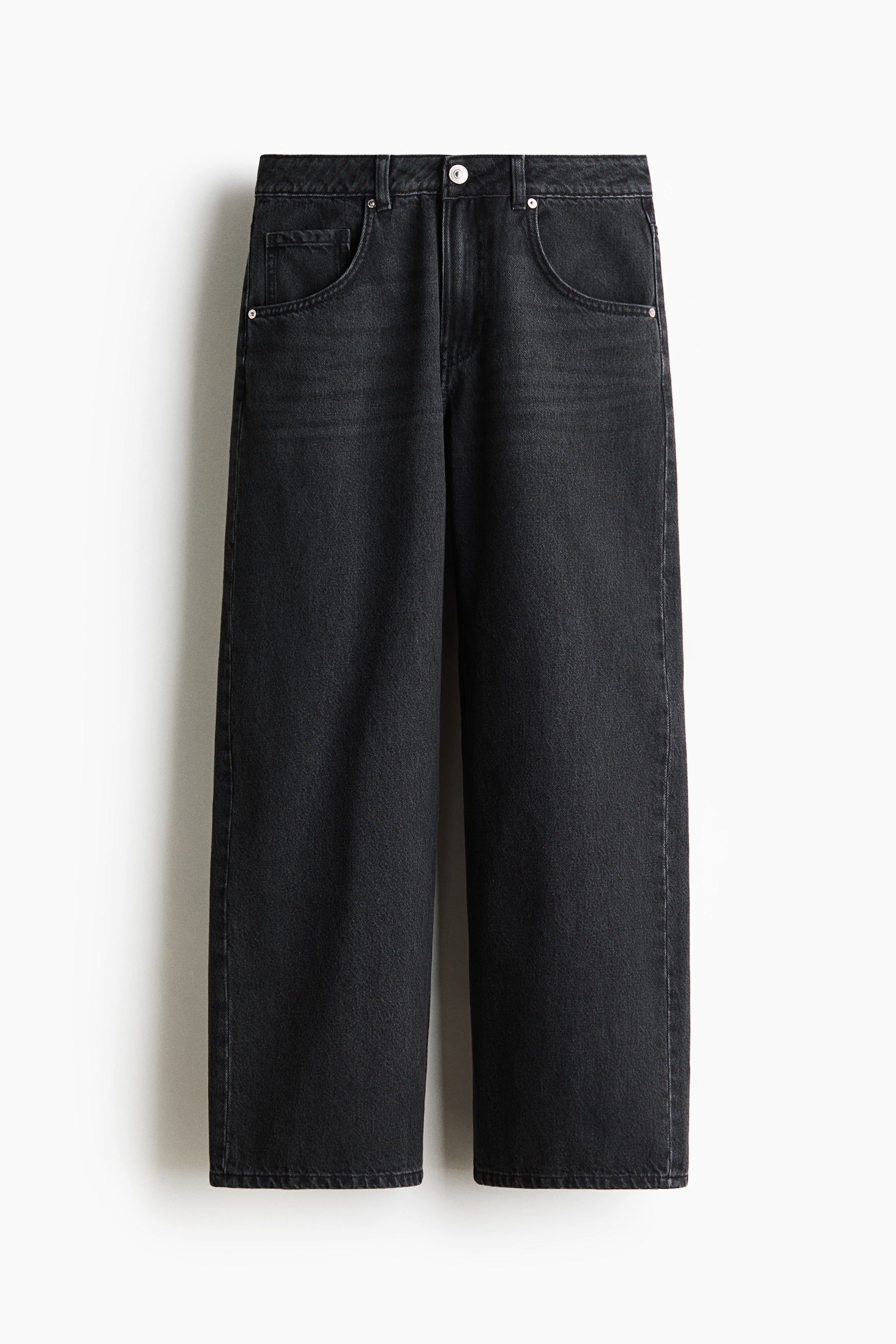 Baggy Low Waist Jeans - Svart/Mörk denimblå/Mörk denimgrå