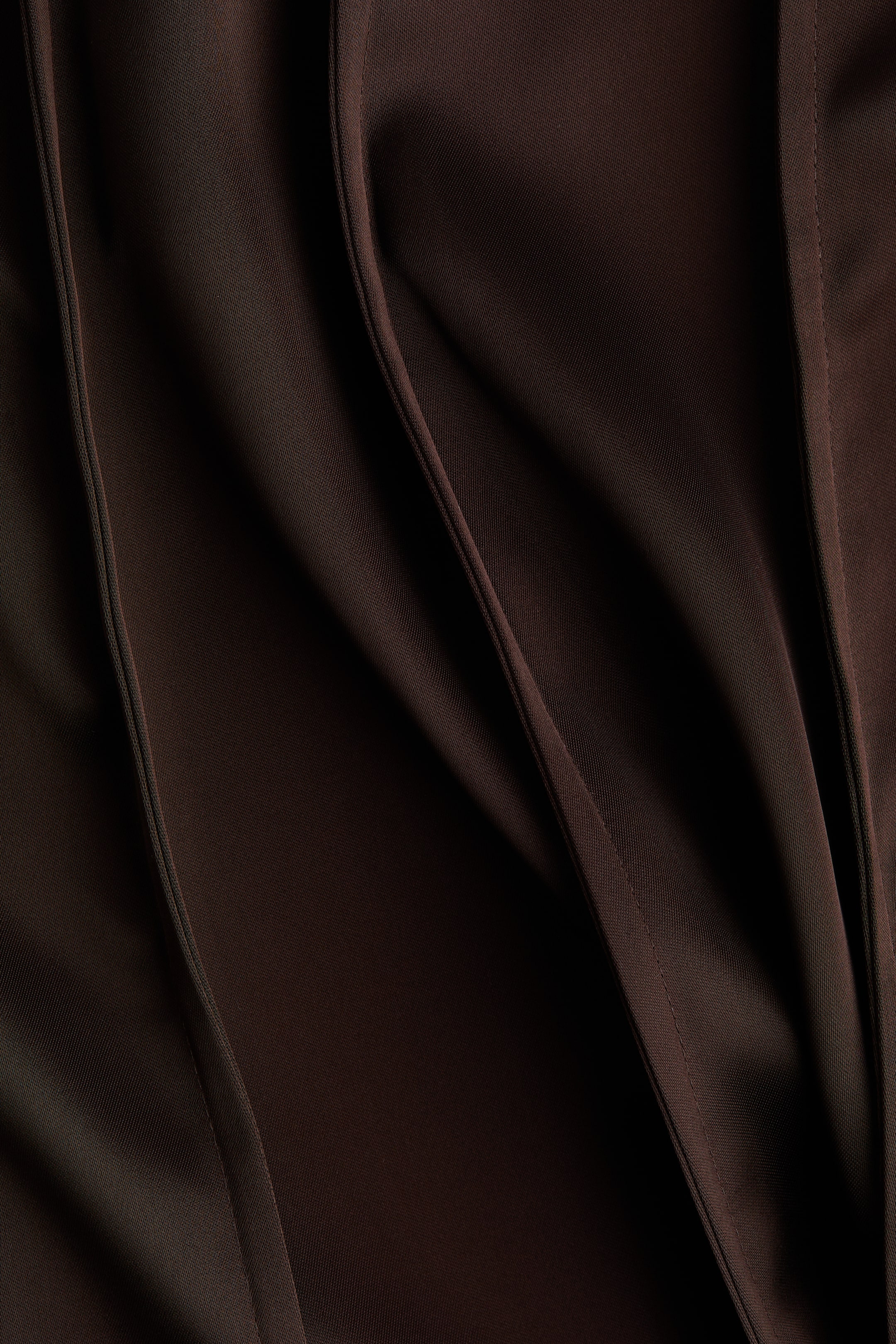 Visualizza immagine più grande: Gonna svasata in satin - Marrone scuro - DONNA | H&M IT 6