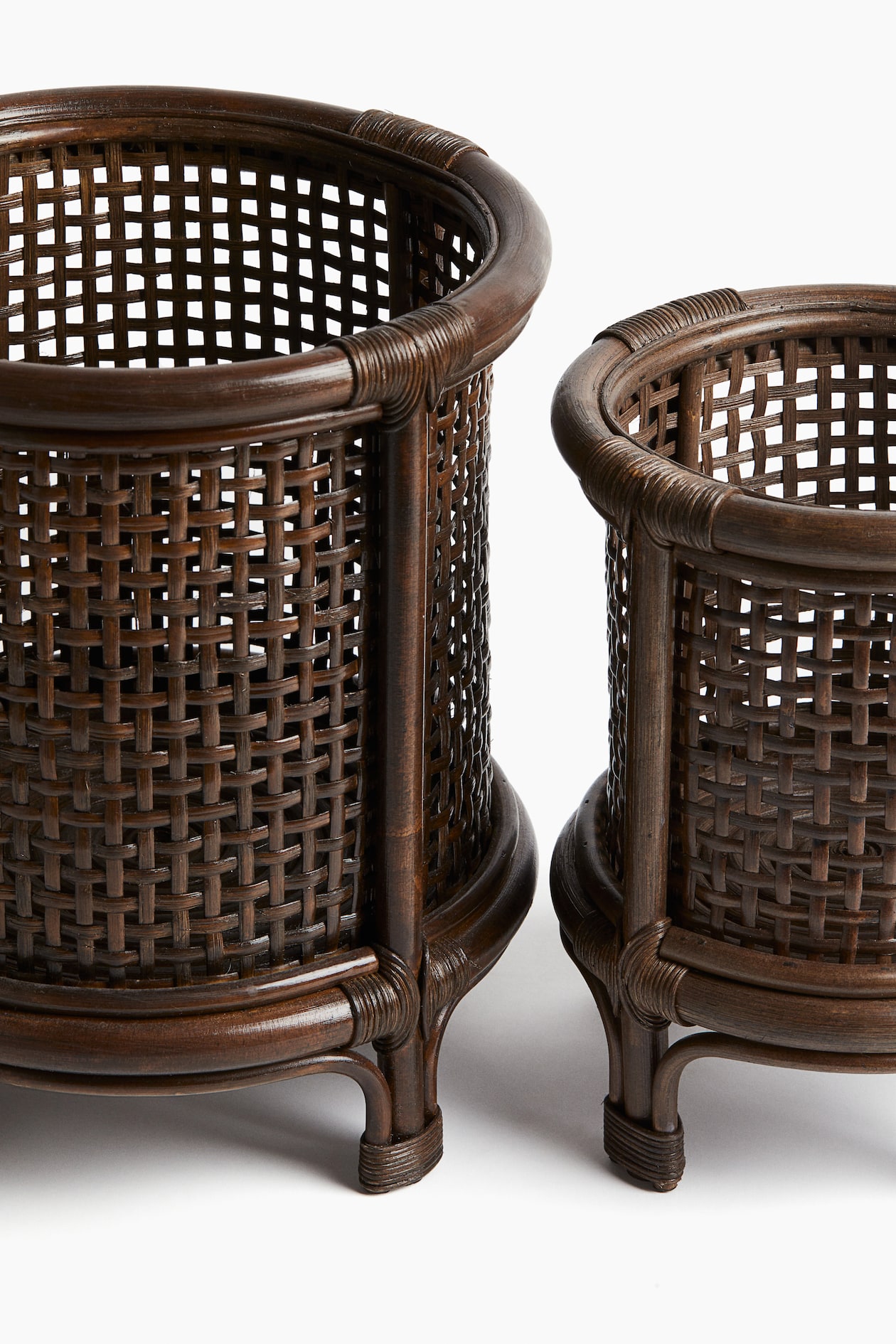 Brown Large Rattan Plant Pot Holder at H&M Home | H&M US