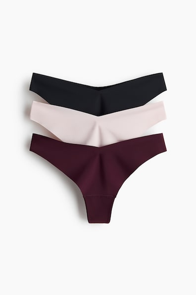 Thongショーツ 3枚セット インビジブル Lycra®
