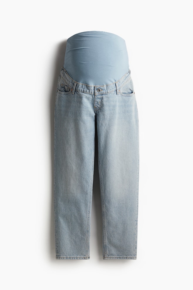 MAMA Slim Mom Ankle Jeans - Blek denimblå/Sort/Hvit/Lys denimblå/Denimblå - 1