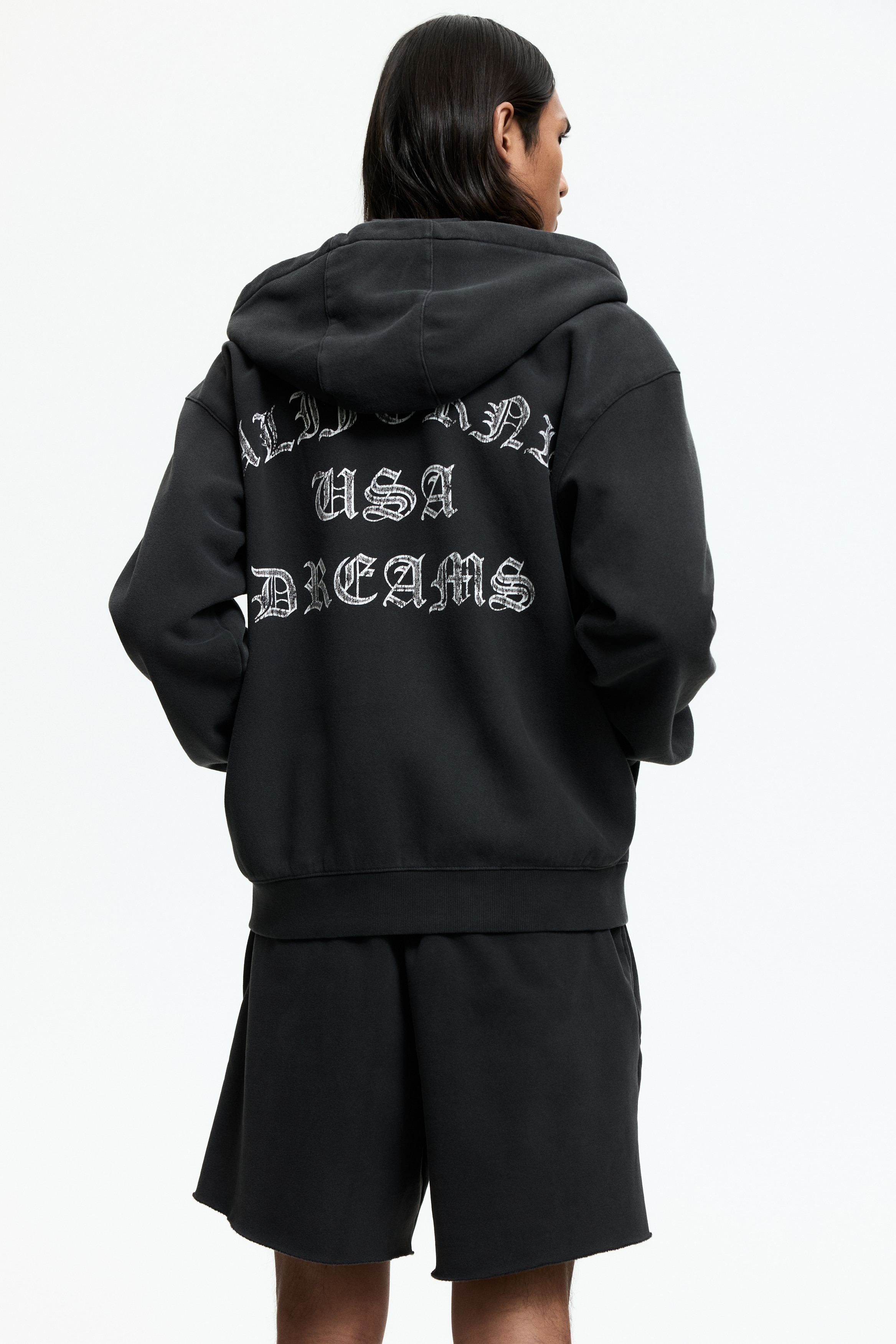リラックスフィット スウェットショートパンツ - ダークグレー - Men
