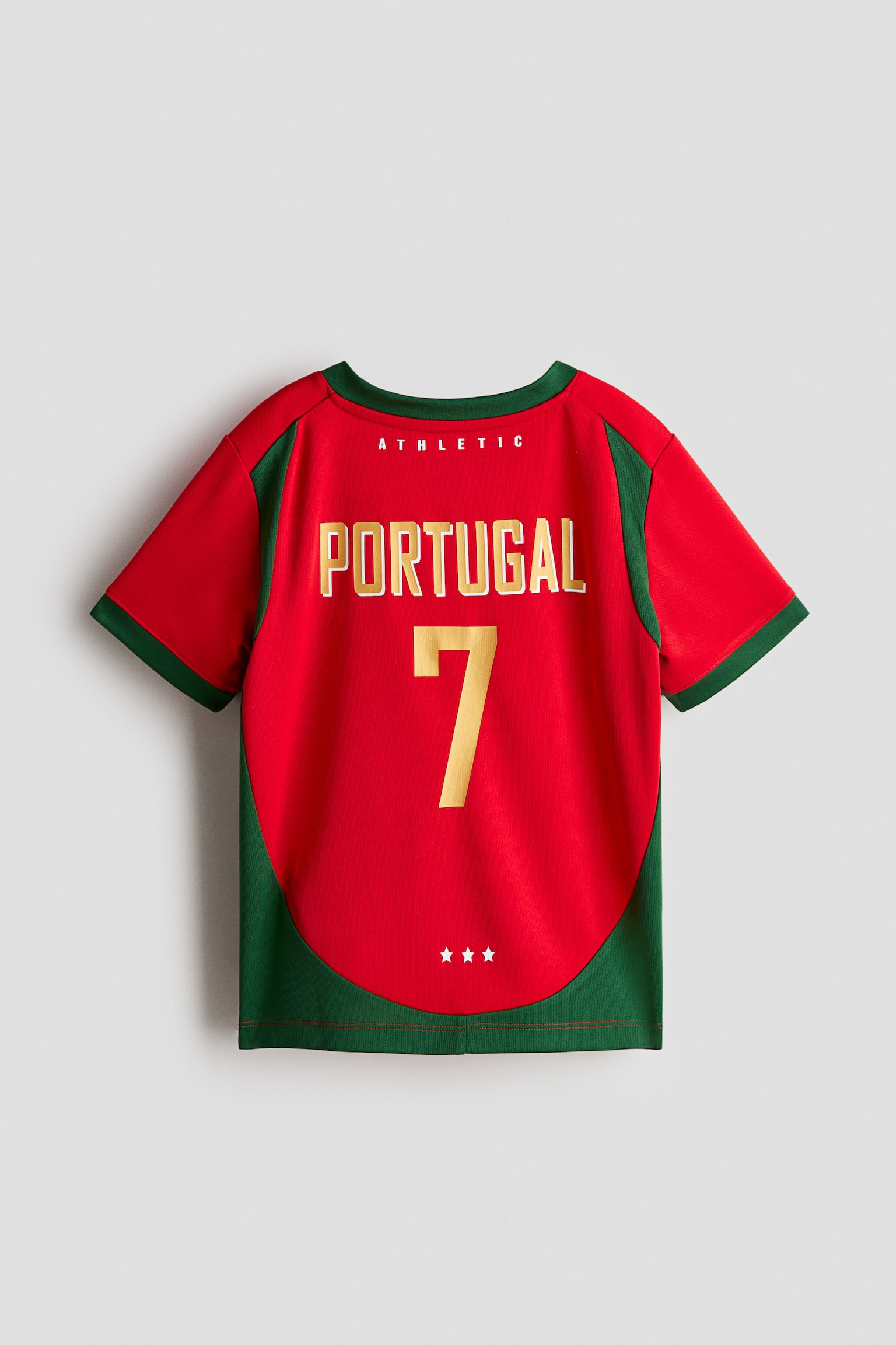Printed football shirt-Red/Portugal - 3