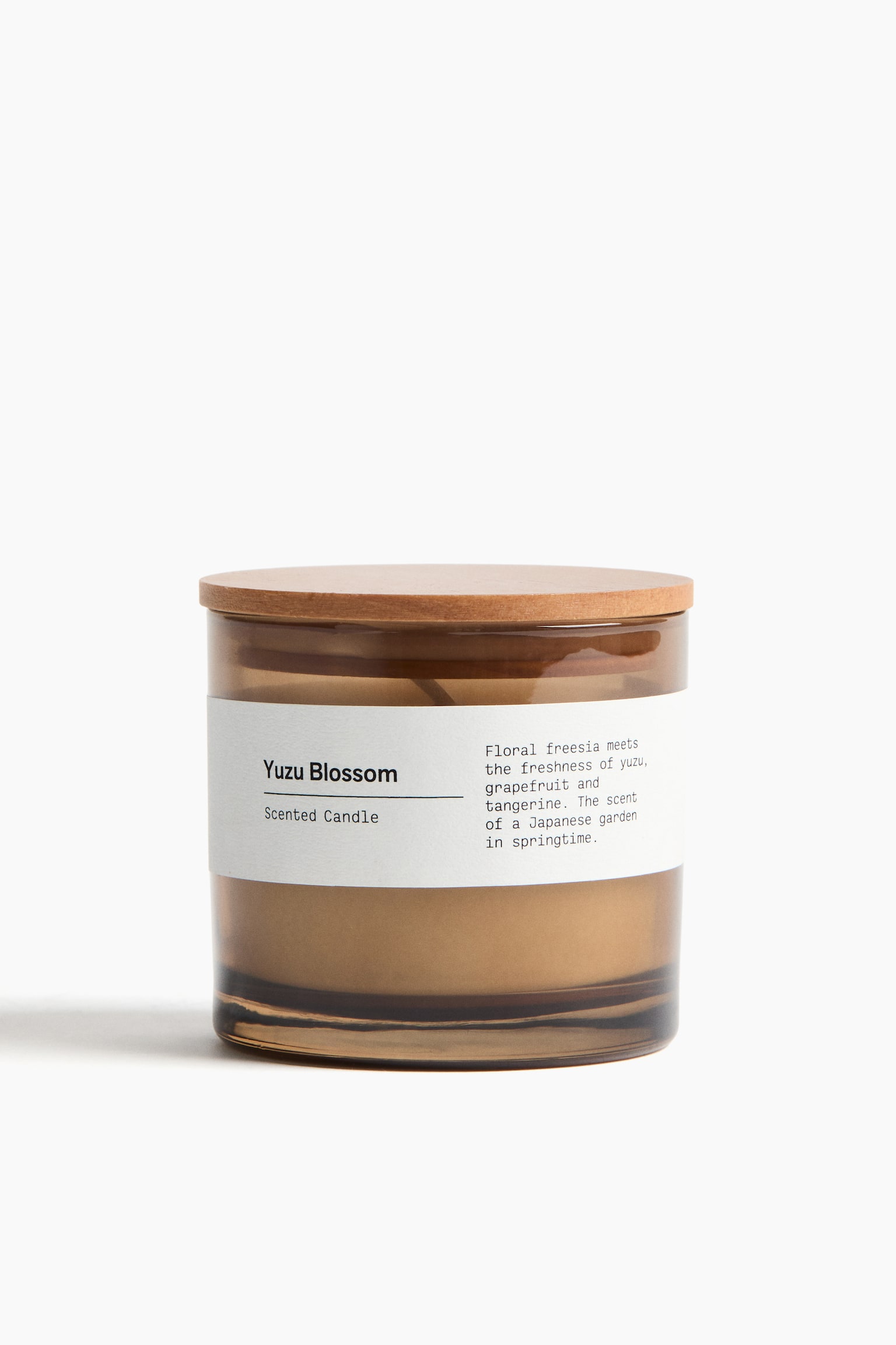 Scented candle in glass holder - Yuzu Blossom/Sublime Patchouli/Crisp Cotton - 1