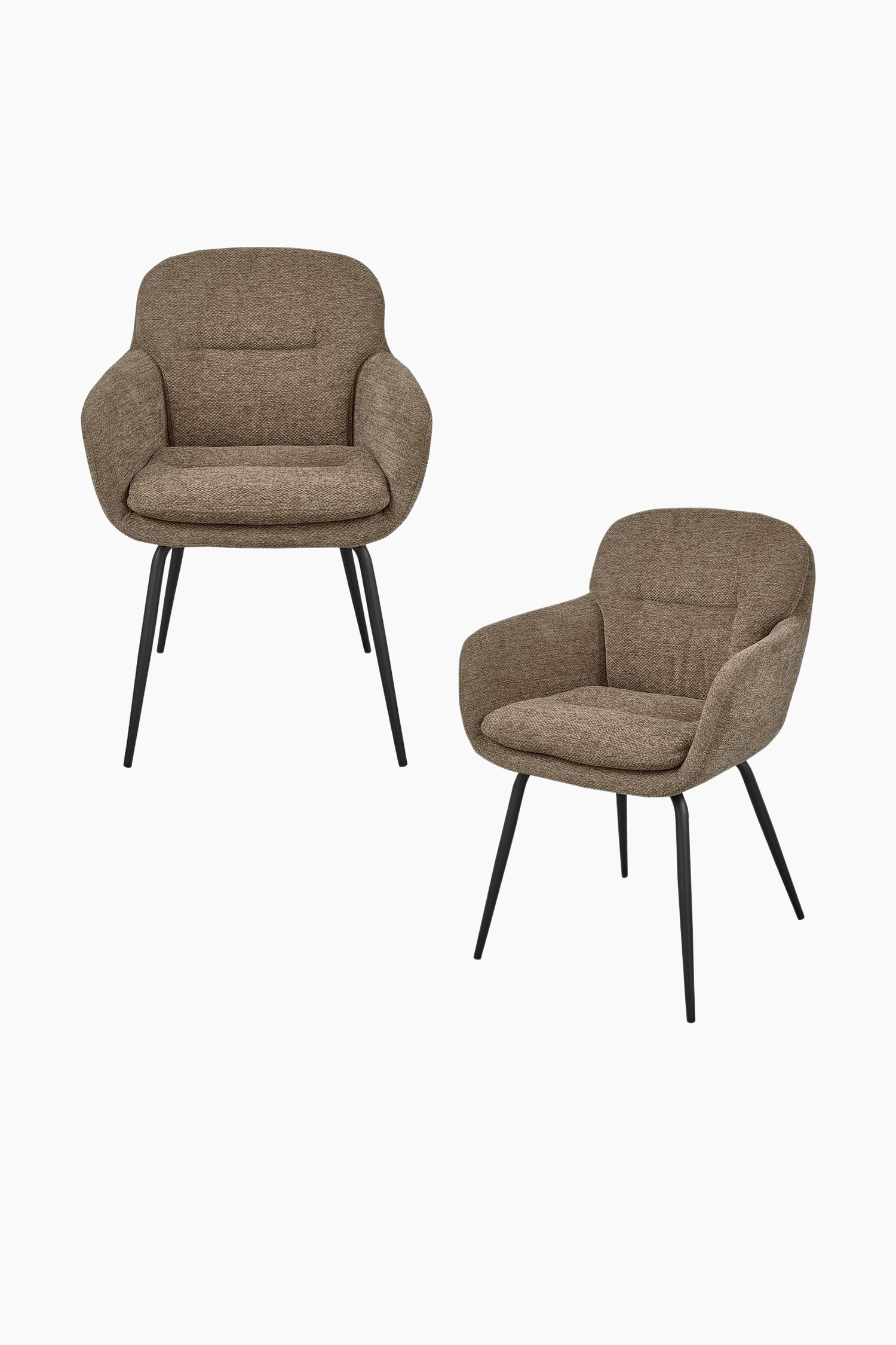 Runa Dining Chair - Set Of 2 - Natural/Brown