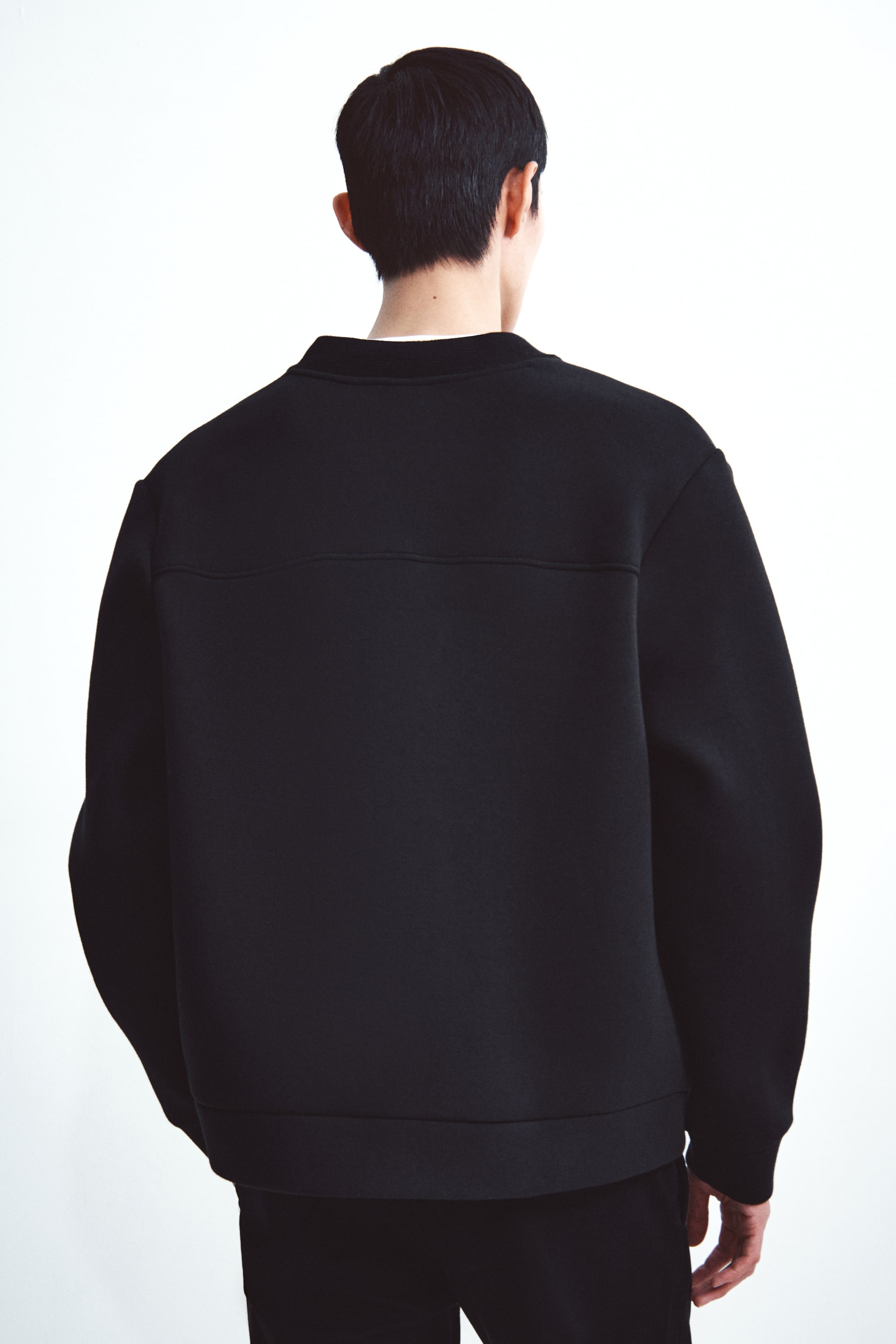 拡大画像を表示: ルーズフィットカーディガン - ブラック - Men | H&M JP 3