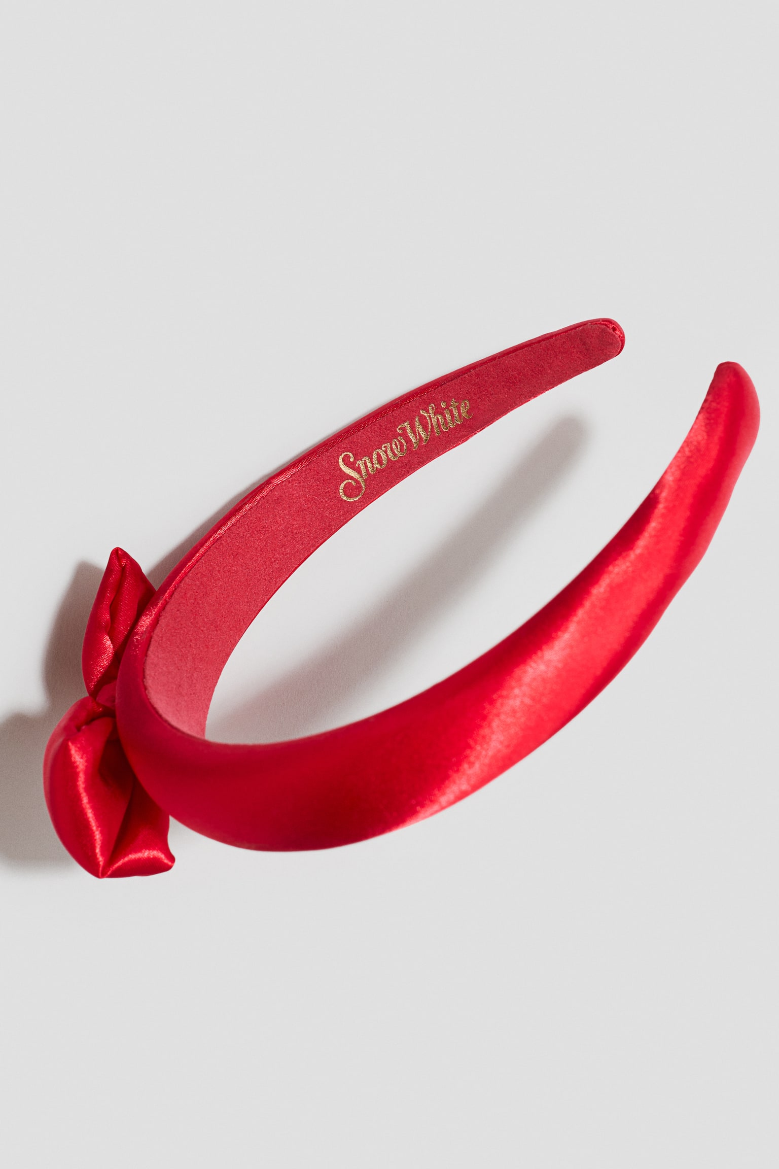 Детские аксессуары для волос H&M Bow-Detail Hairband, цвет: Красный / Снежный белый — фото 2