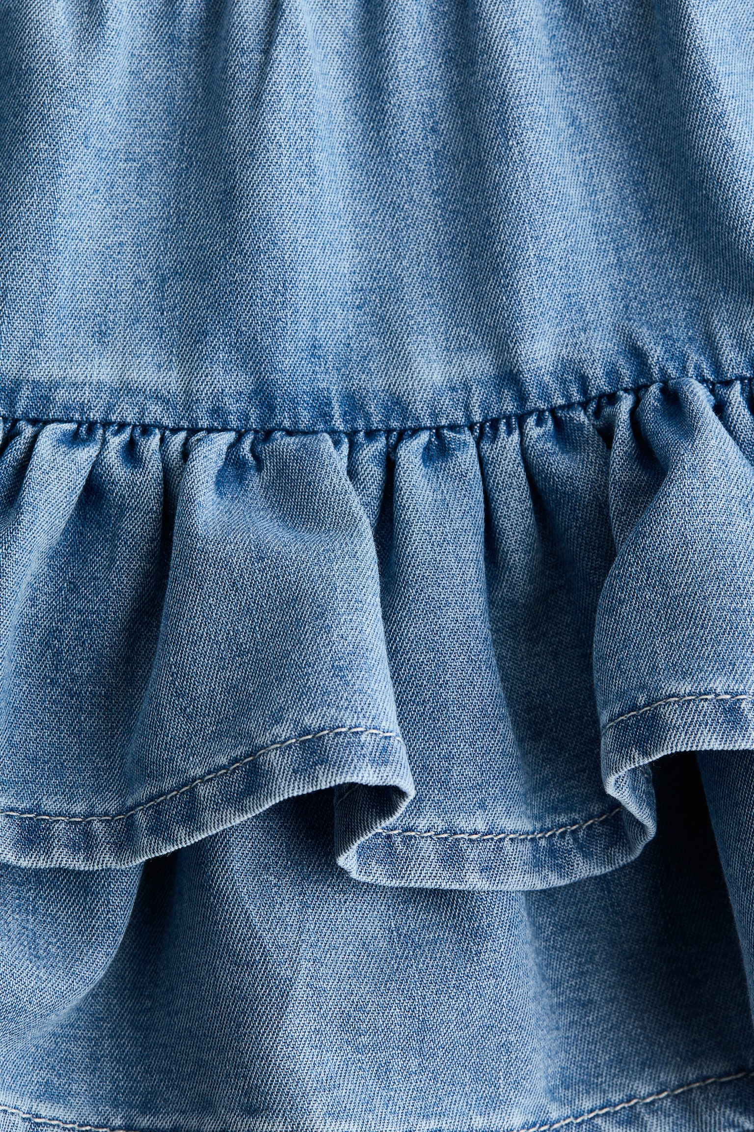 Tiered denim skirt - 3