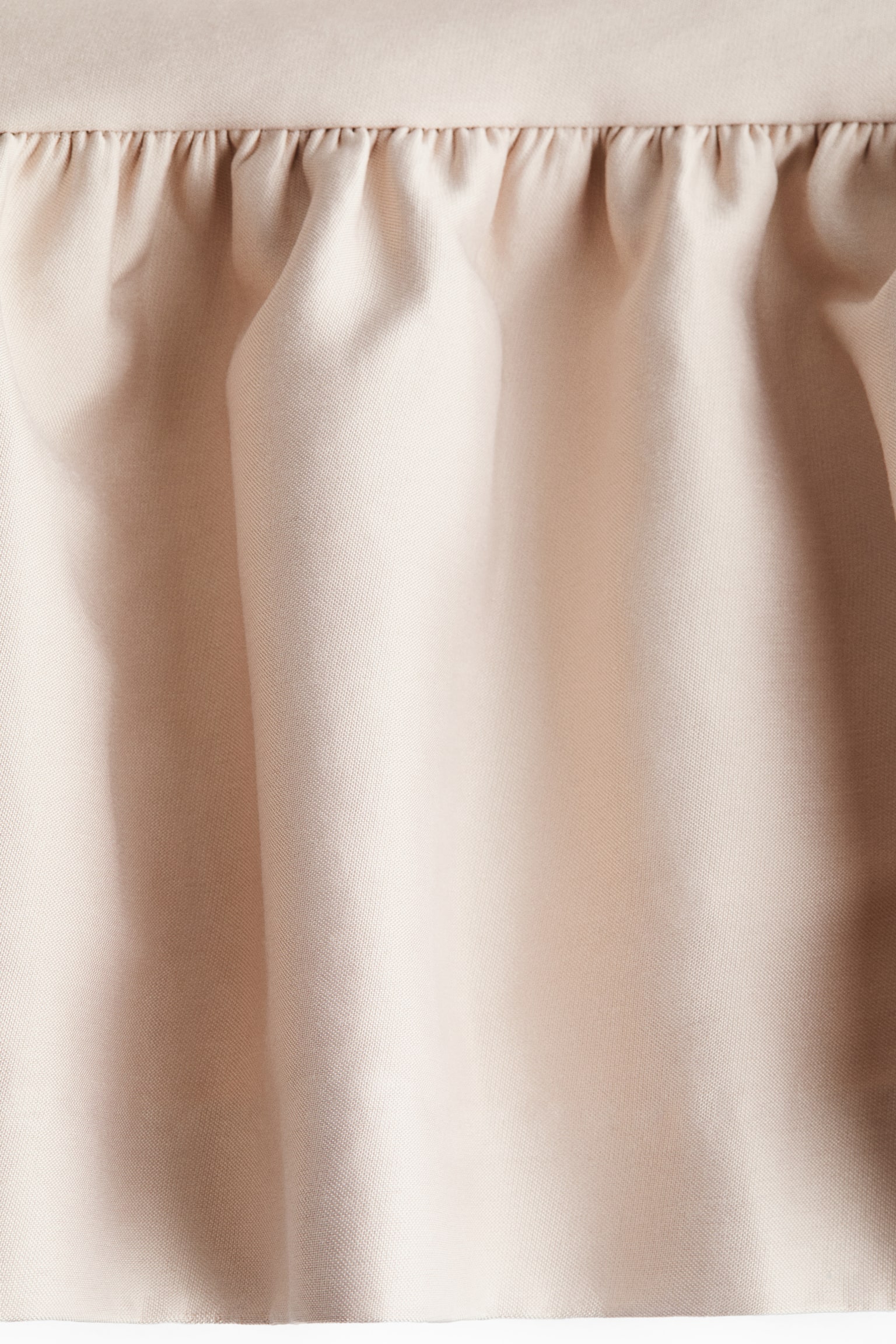 Fırfırlı Mini Şort Etek - Açık bej - 4