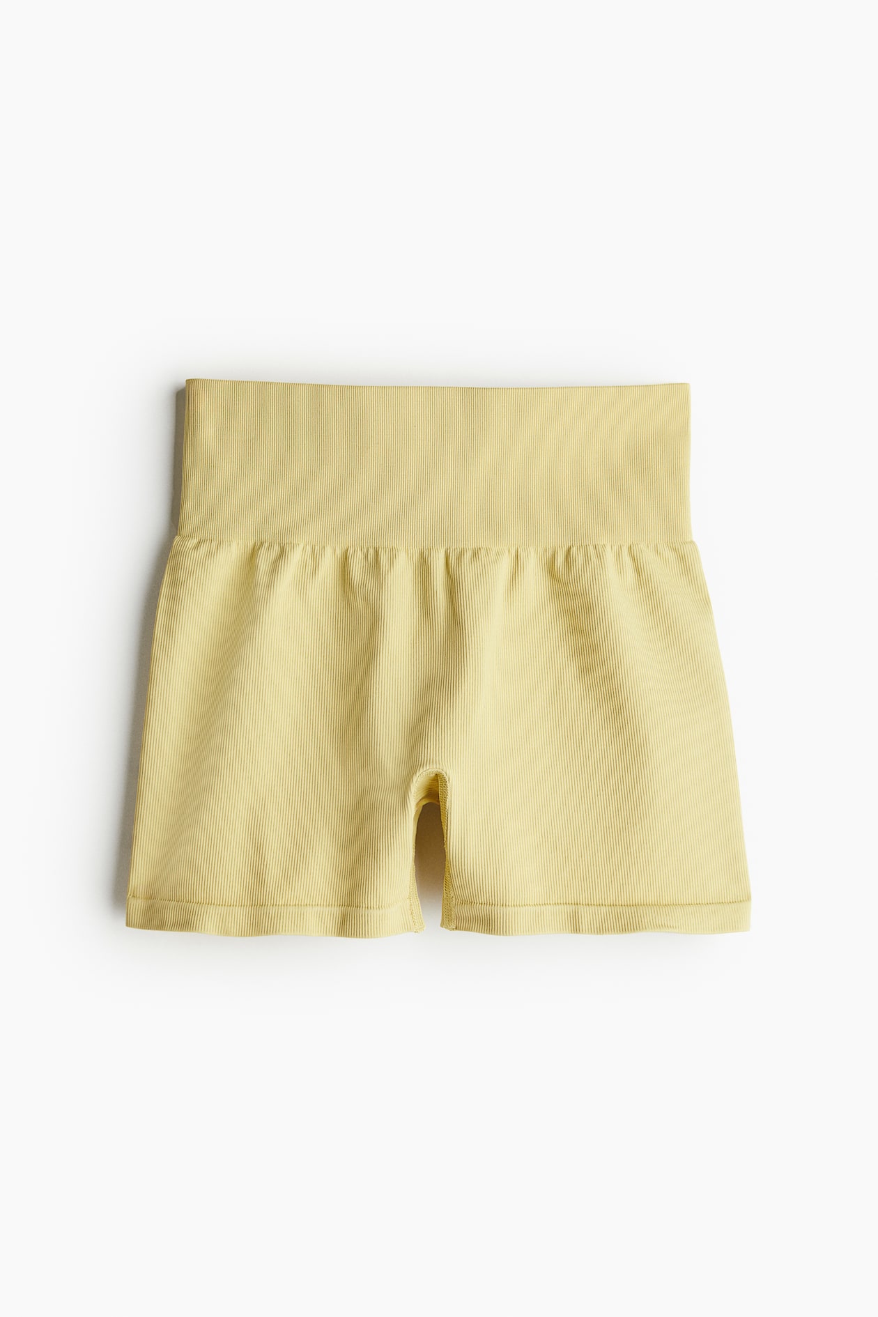 Seamless Activewear Bike Shorts In DryMove™ Yellow Ladies H&M AU
