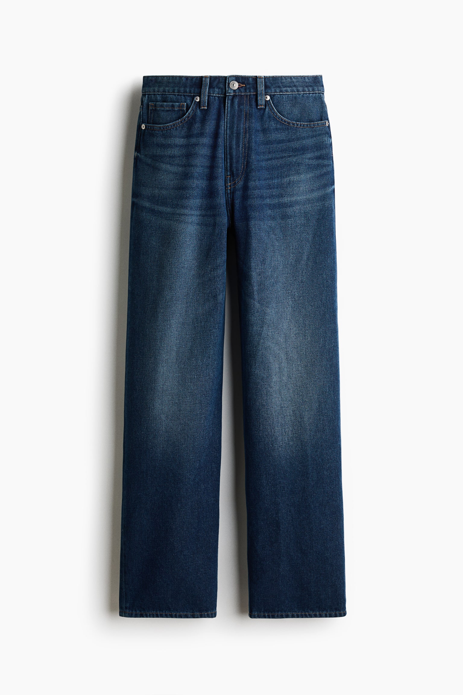 Straight High Jeans - Dark denim blue/Light denim blue/Denim blue/White/Light denim blue/Black/Light denim blue/Black/Black - 1