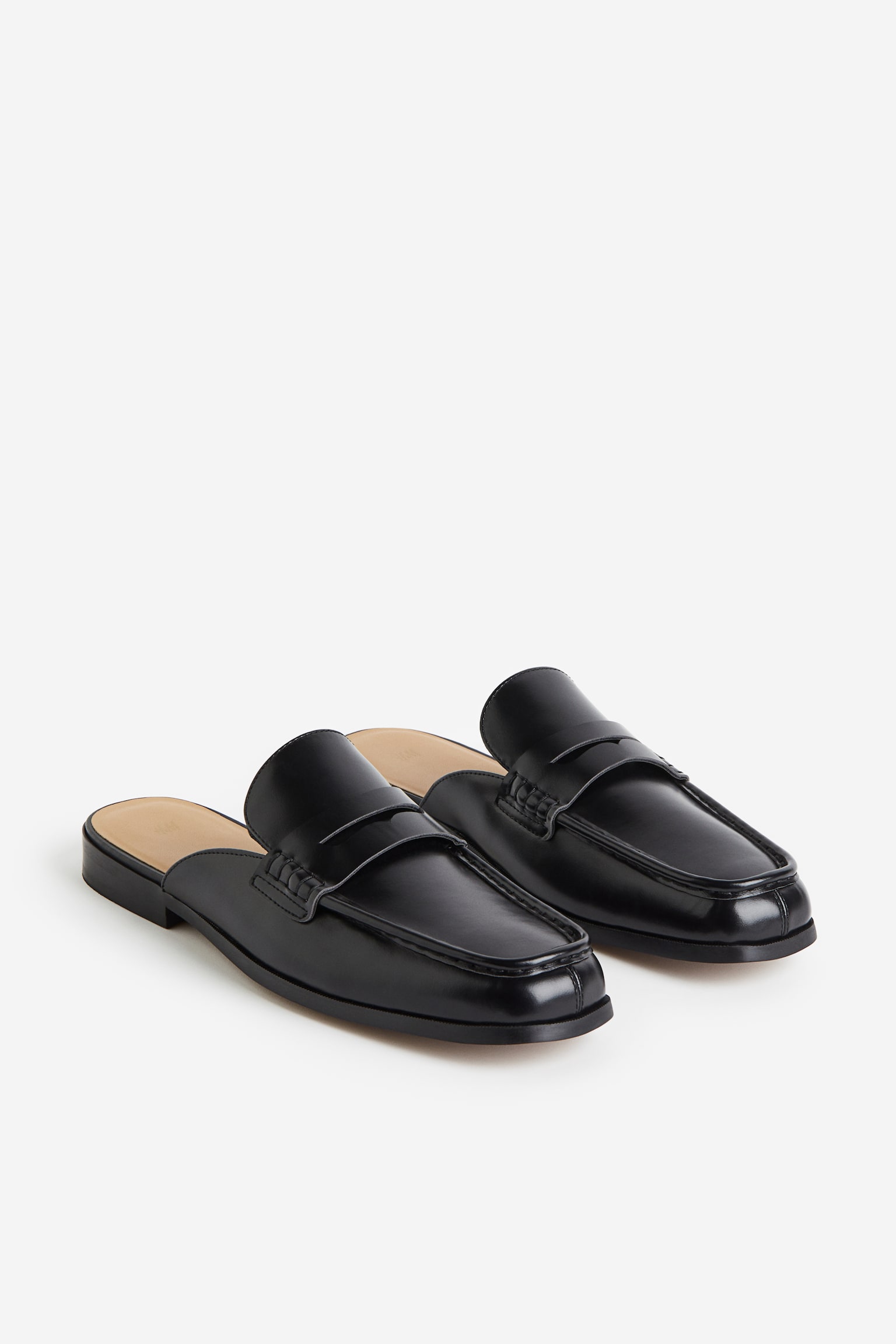 Mule Loafers - Black - 1