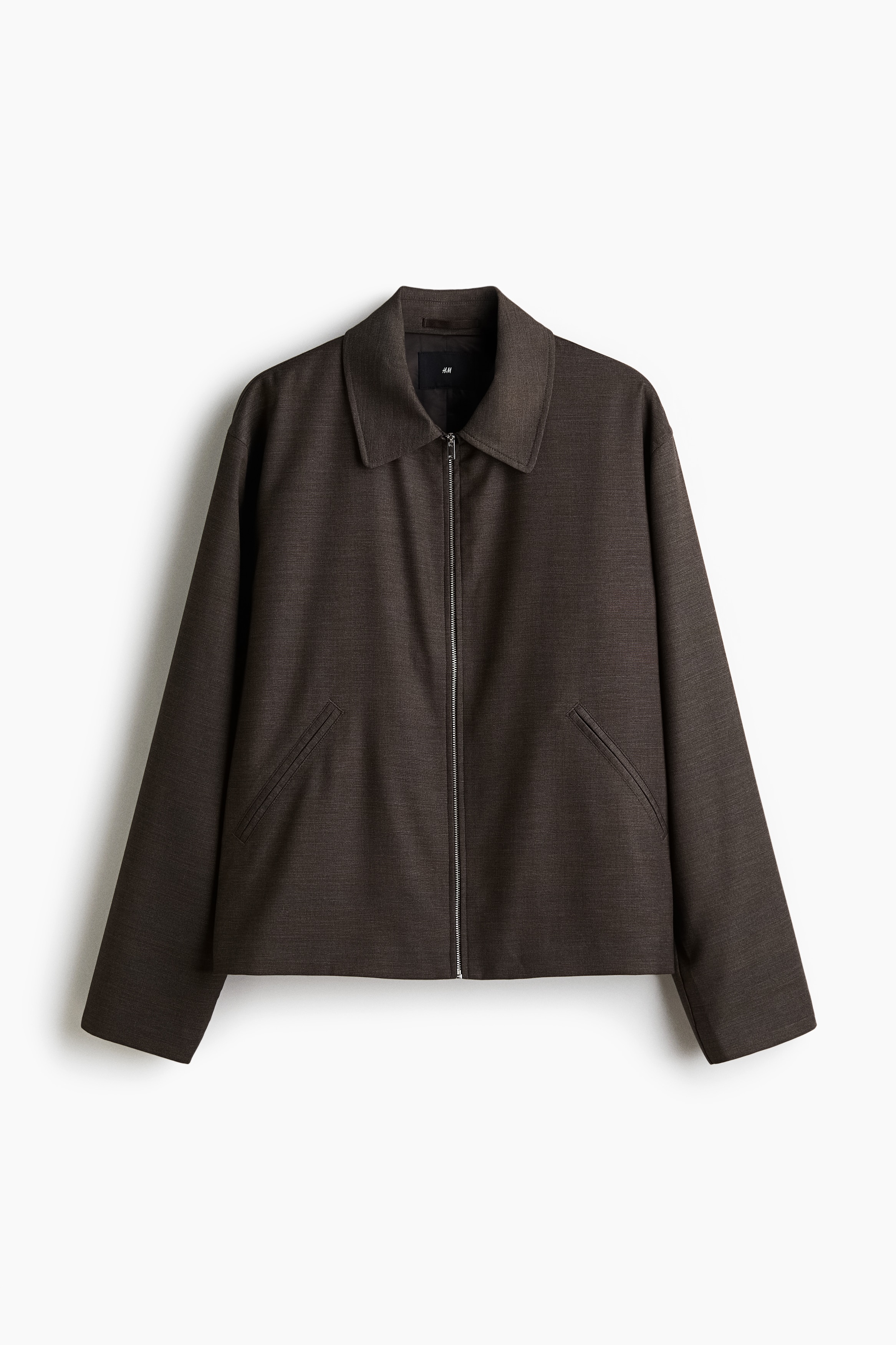 Regular Fit Jacket - Brown/Black